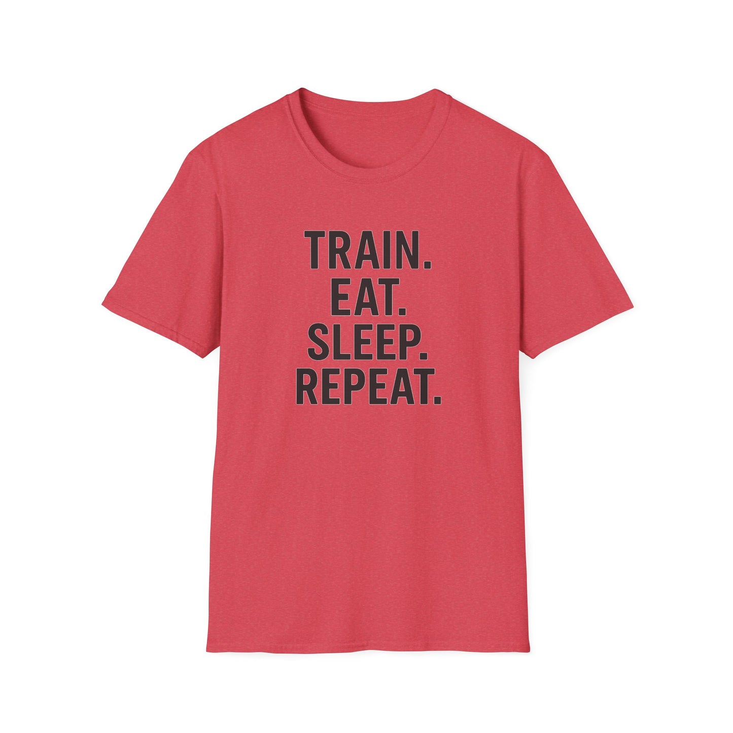 Grit Forge Athletics - Train Eat Sleep Repeat Motivational Fitness Tee-Shirt