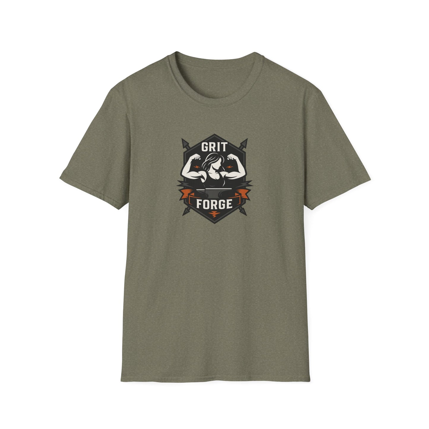 Grit Forge Athletics - Softstyle Female Motivational Workout Tee