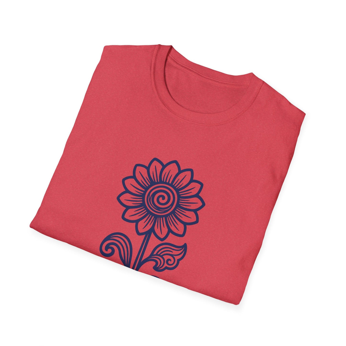 Flower Power Softstyle Casual T-Shirt