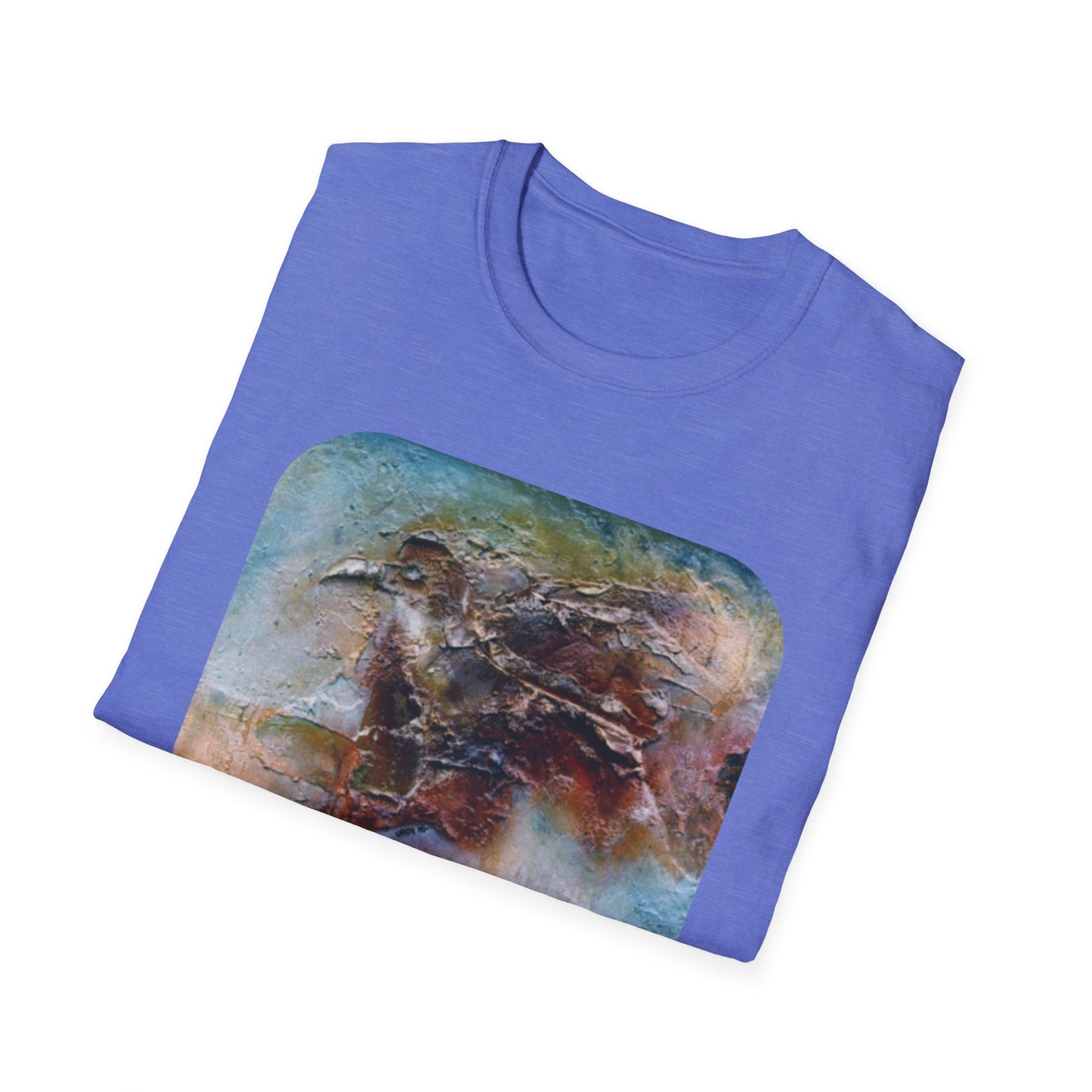 Nature-Inspired Authentic 1960s Painting Print Tee - "Dark Omen"