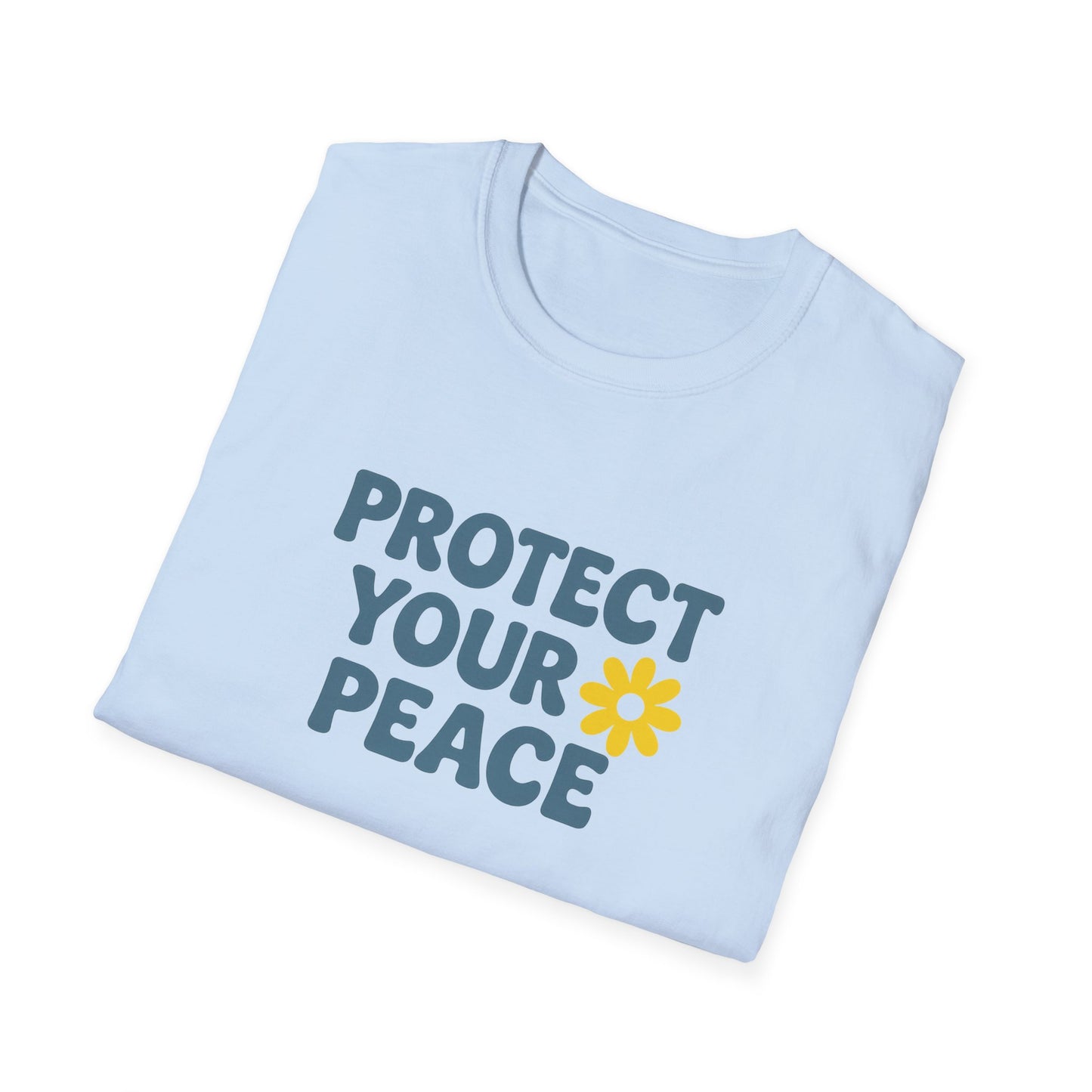 "Protect Your Peace" Casual Softstyle Tee-Shirt
