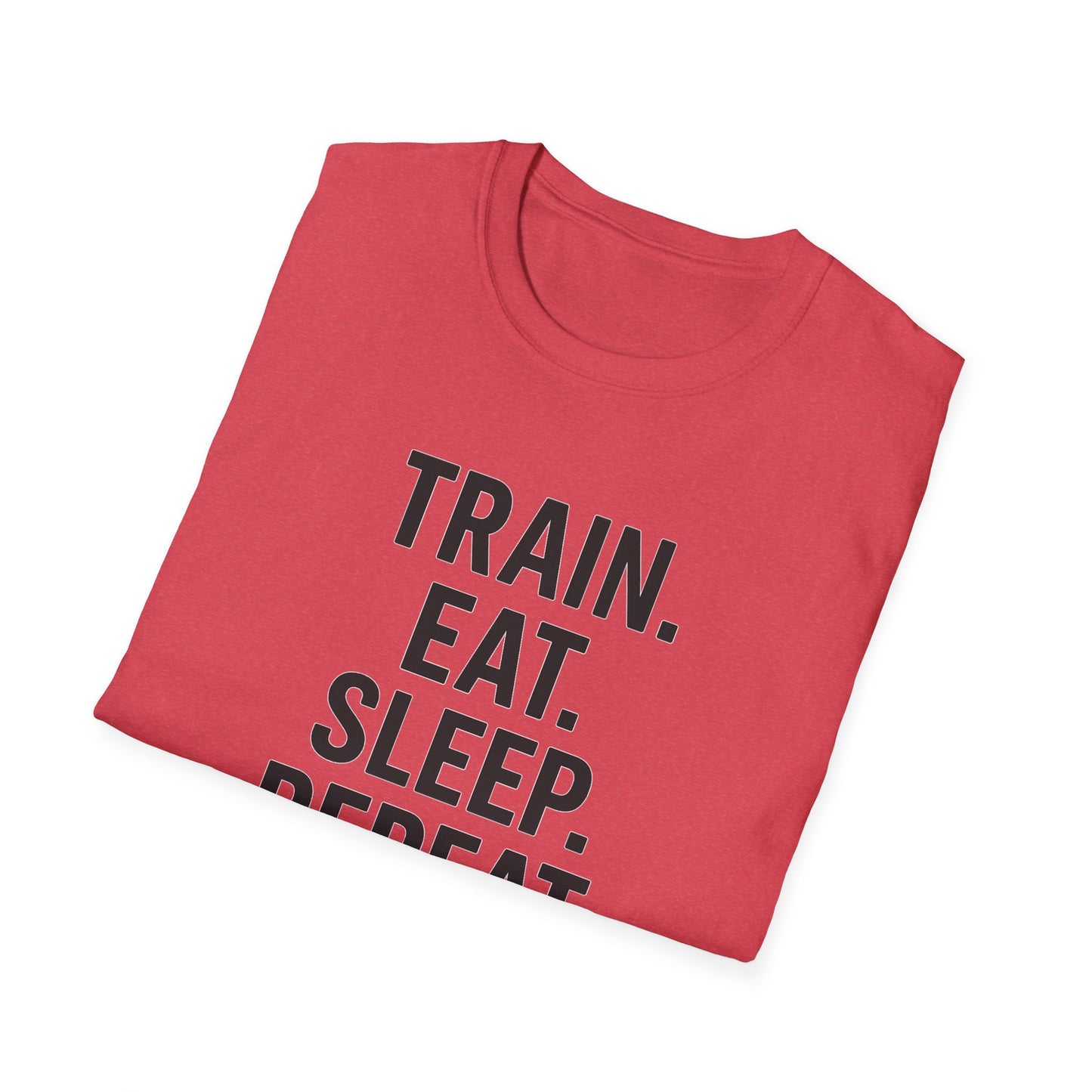 Grit Forge Athletics - Train Eat Sleep Repeat Motivational Fitness Tee-Shirt