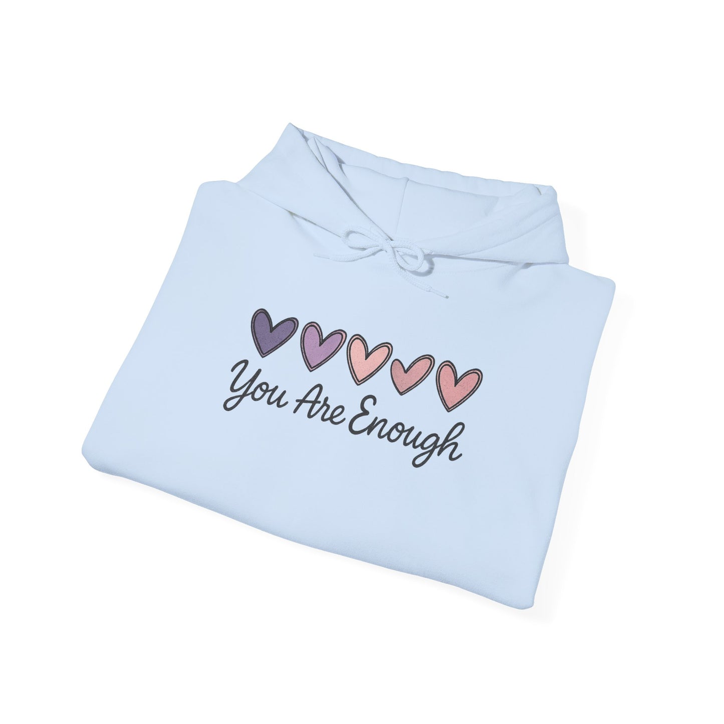 "You Are Enough" Hearts Women's Sweatshirt