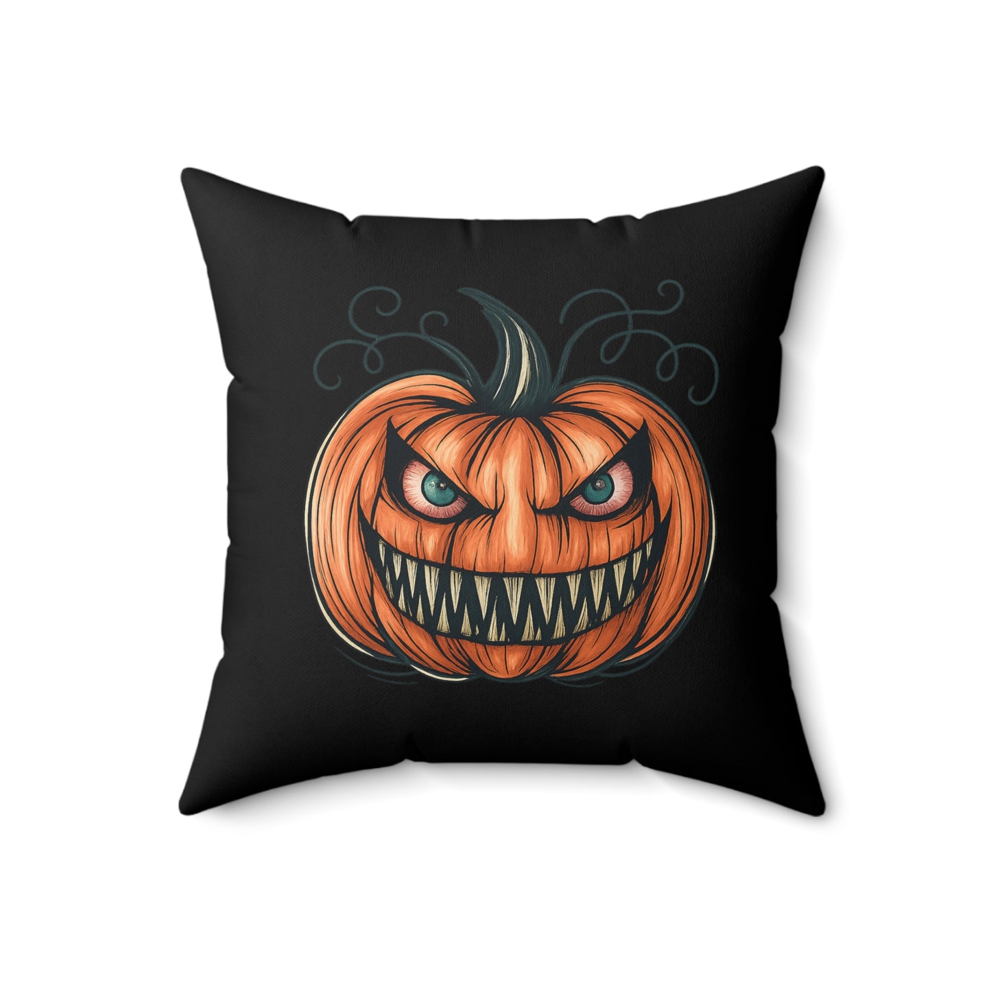 Spooky Pumpkin Decorative Pillow, Halloween Home Decor
