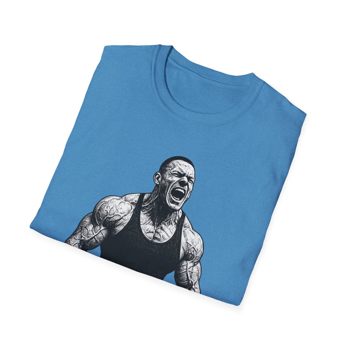 Grit Forge Athletics - "90% Gym, 10% Rage" Men's Bodybuilding Tee-Shirt