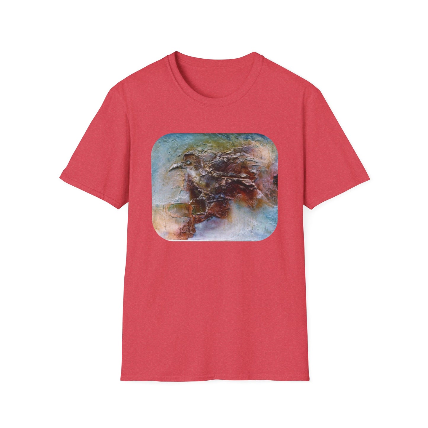 Nature-Inspired Authentic 1960s Painting Print Tee - "Dark Omen"