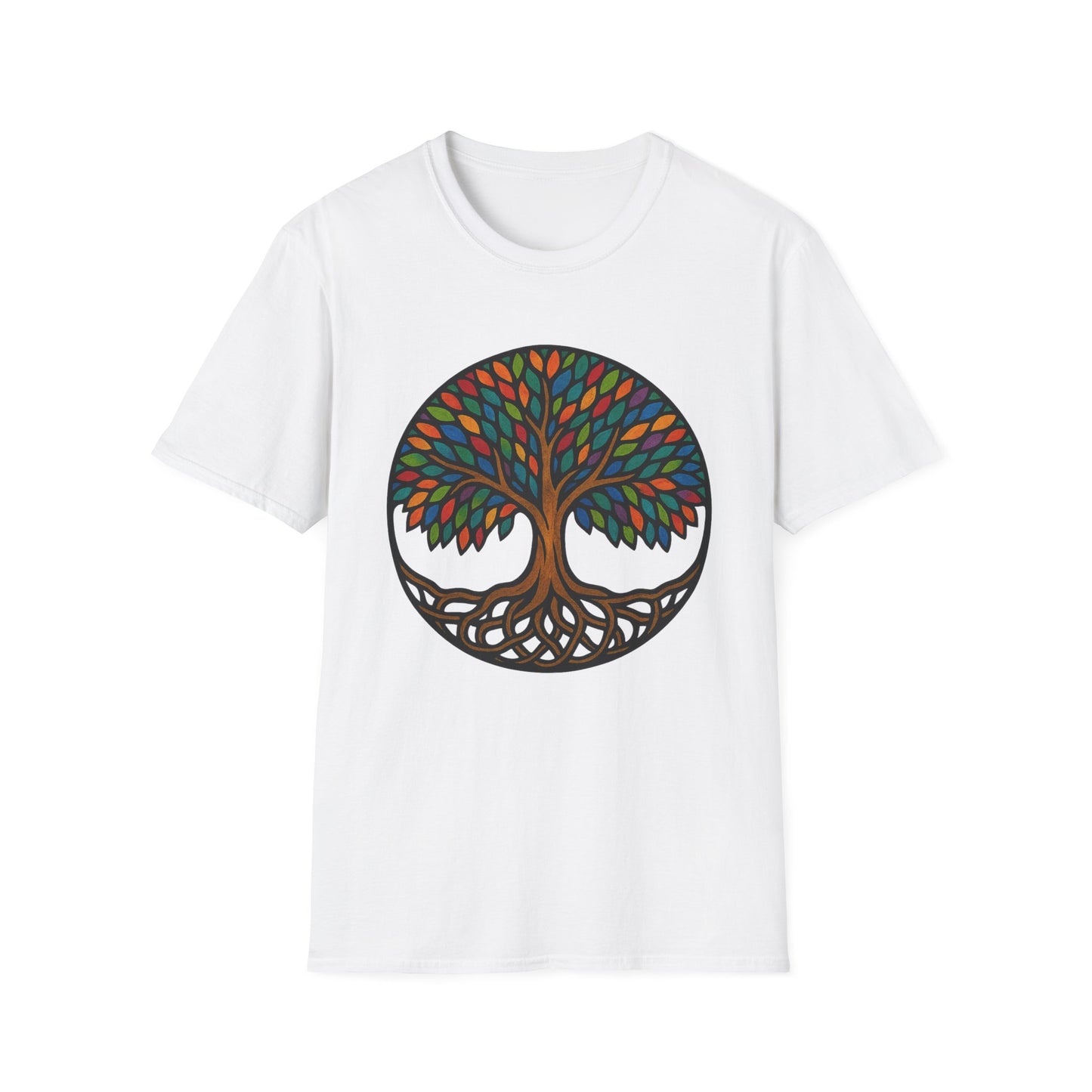 Yggdrasil, Tree of Life Softstyle Casual Tee-Shirt