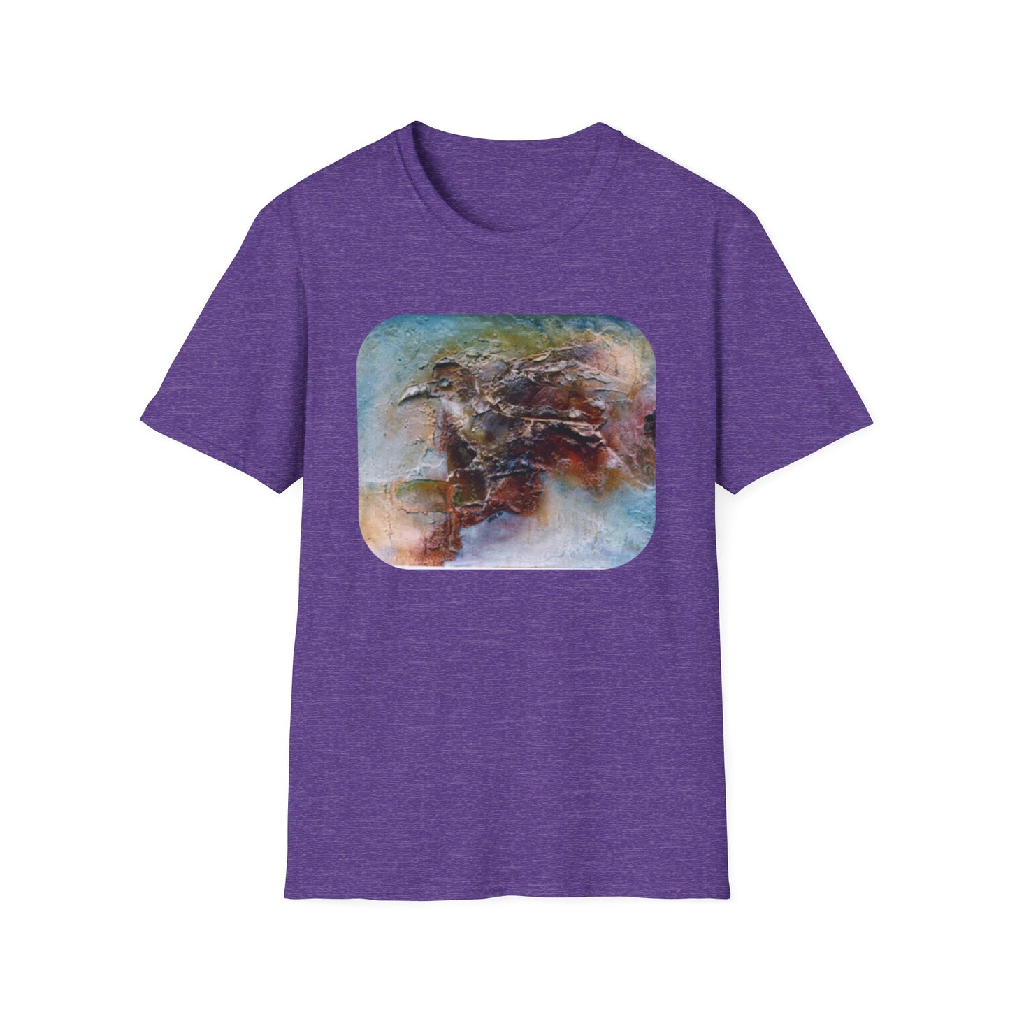 Nature-Inspired Authentic 1960s Painting Print Tee - "Dark Omen"