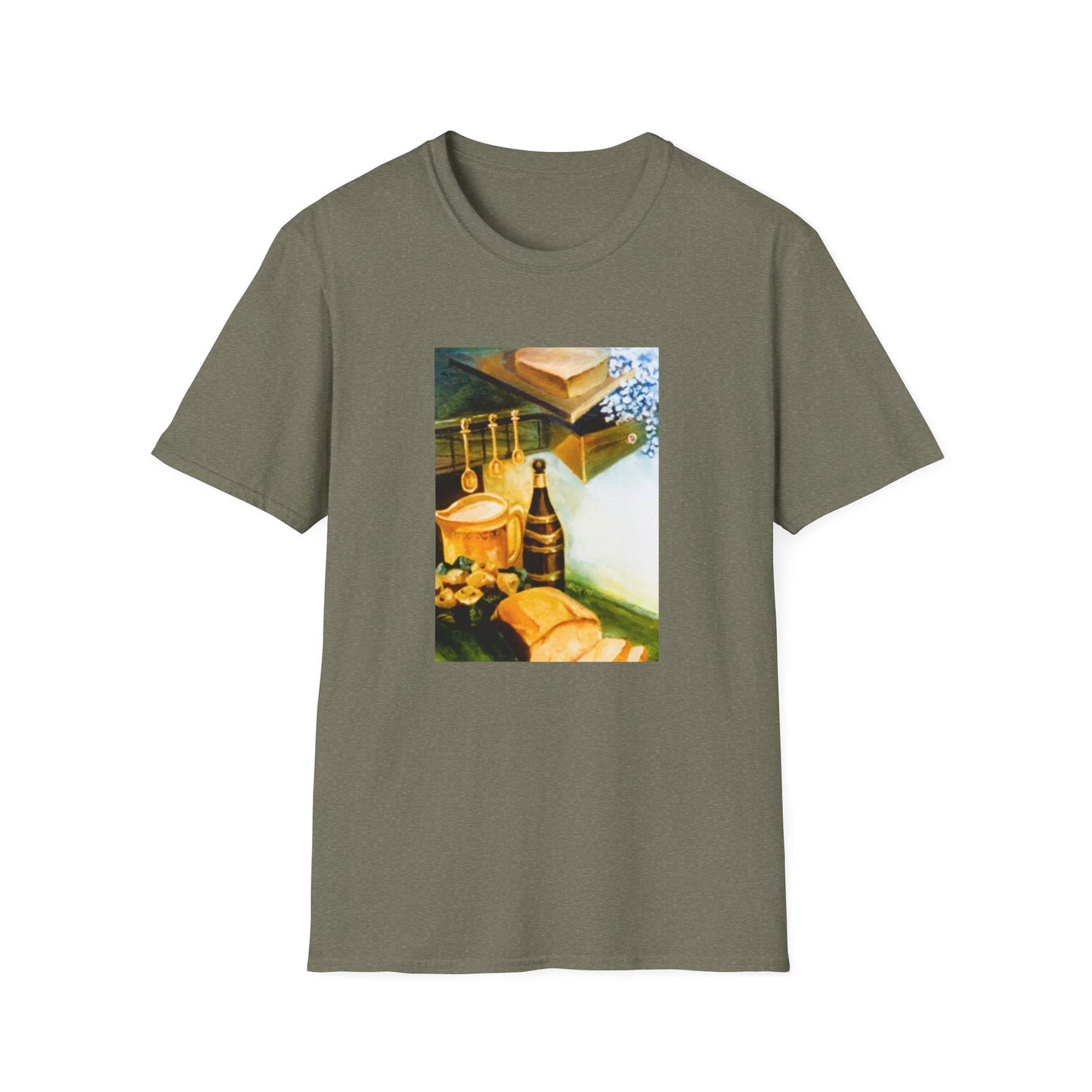 Authentic 1960s-Era Custom Artwork Tee- Shirt - "Baker's Folly"