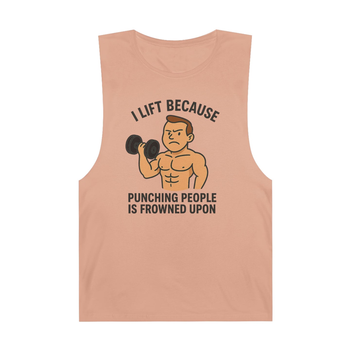 Grit Forge Athletics - "I Lift Because Punching People is Frowned Upon" Weightlifting Tank