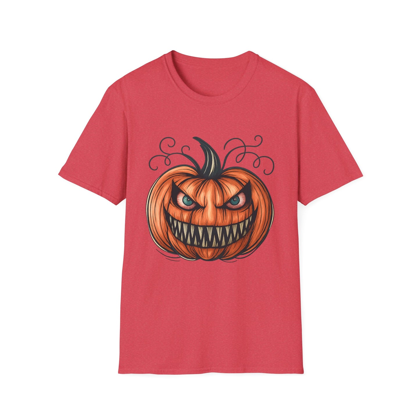 Evil Pumpkin Halloween Graphic Tee