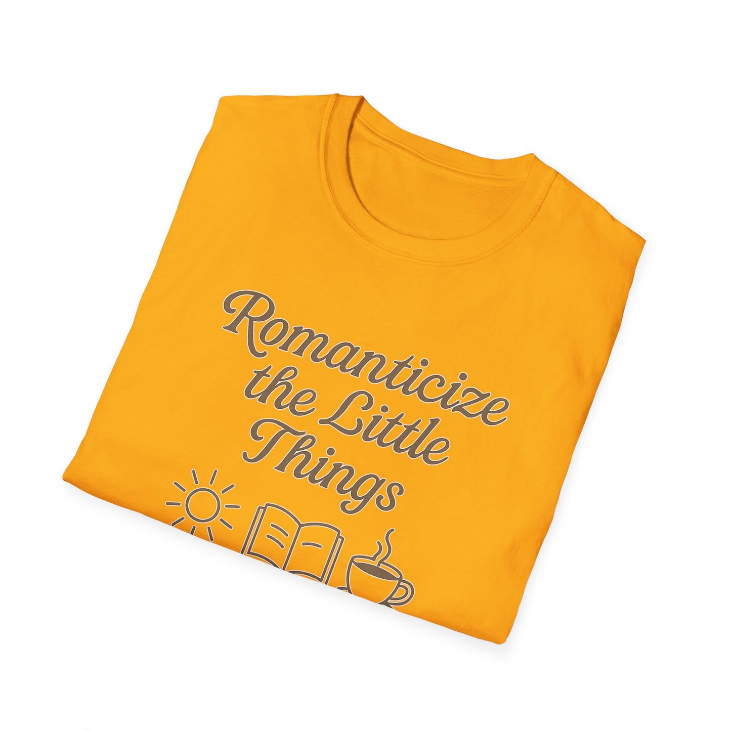 "Romanticize the Little Things" Softstyle Casual Tee-Shirt