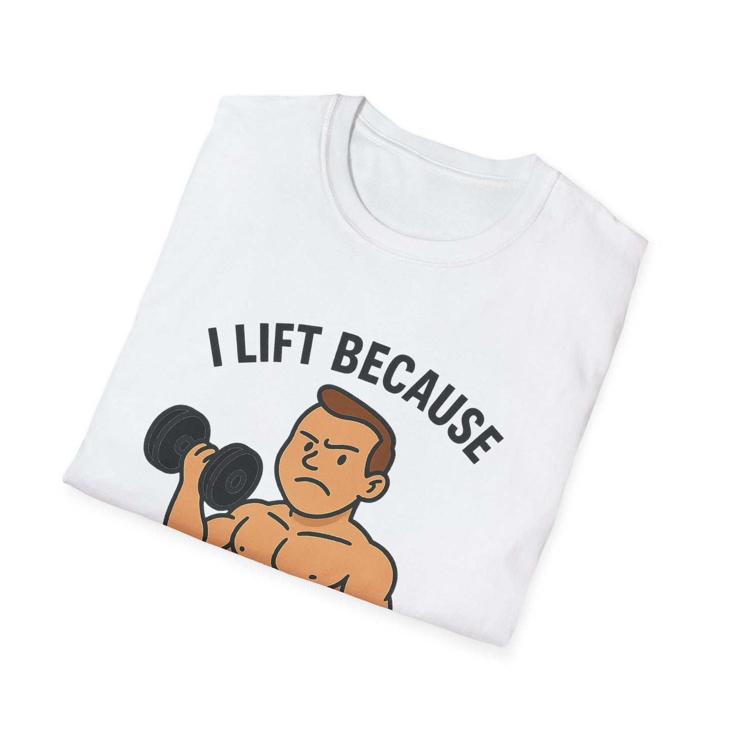 Grit Forge Athletics - "I Lift Because Punching People is Frowned Upon" Weightlifting Tee