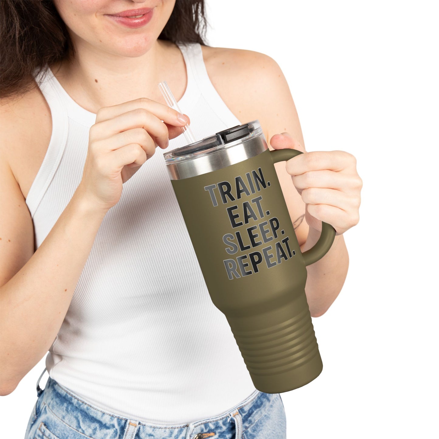 Insulated Travel Mug: Perfect for Fitness Enthusiasts, Coffee Lovers, and On-the-Go Adventures - Great for Gifts, Home, and Work