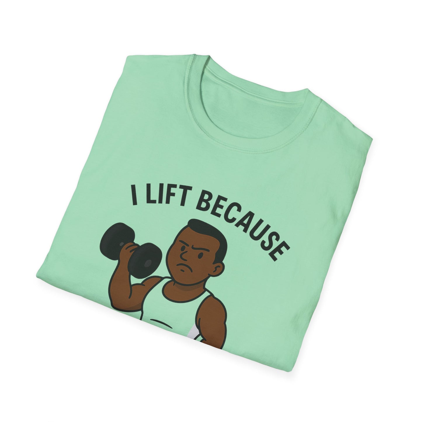 Grit Forge Athletics - "I Lift Because Punching People is Frowned Upon" Weightlifting Tee