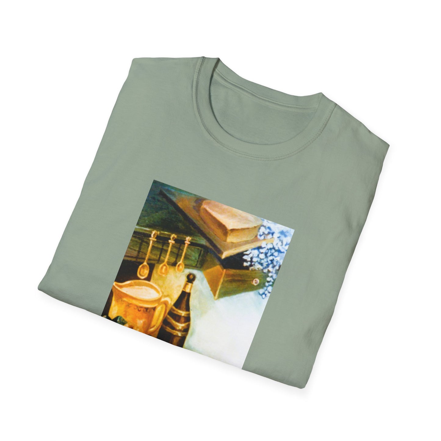 Authentic 1960s-Era Custom Artwork Tee- Shirt - "Baker's Folly"
