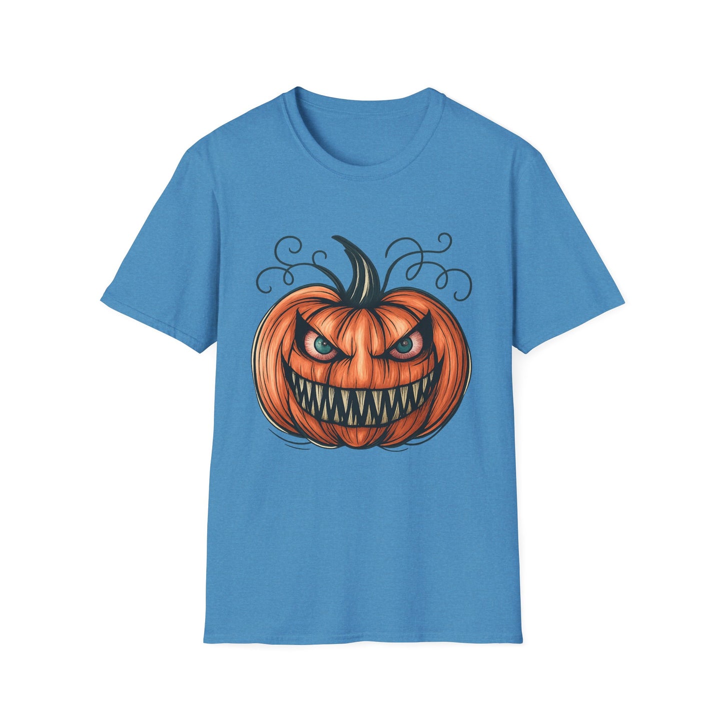 Evil Pumpkin Halloween Graphic Tee