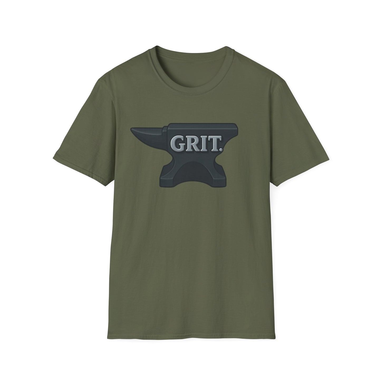 Grit Forge Athletics - Grit Anvil Softstyle Gym T-Shirt for Him or Her