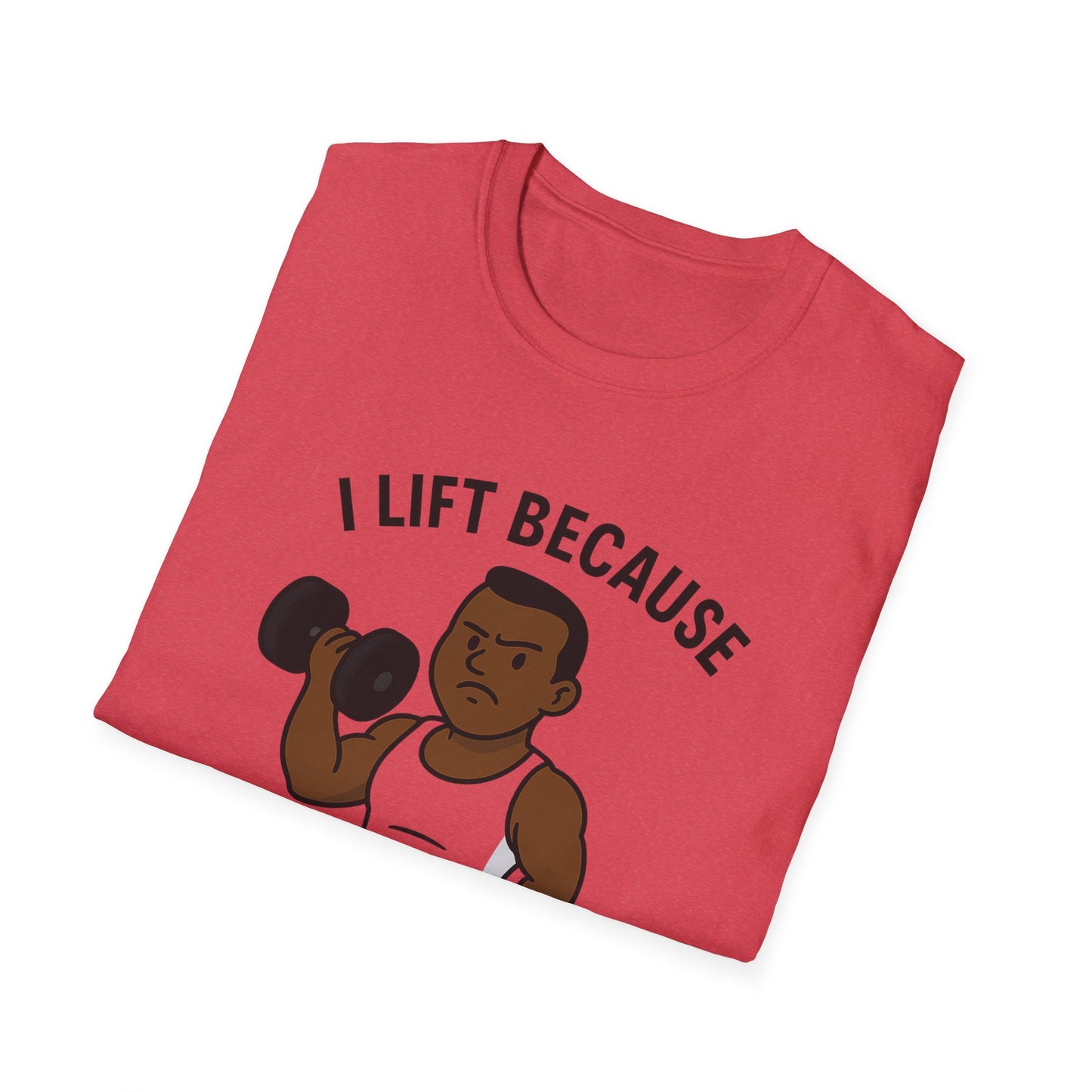 Grit Forge Athletics - "I Lift Because Punching People is Frowned Upon" Weightlifting Tee