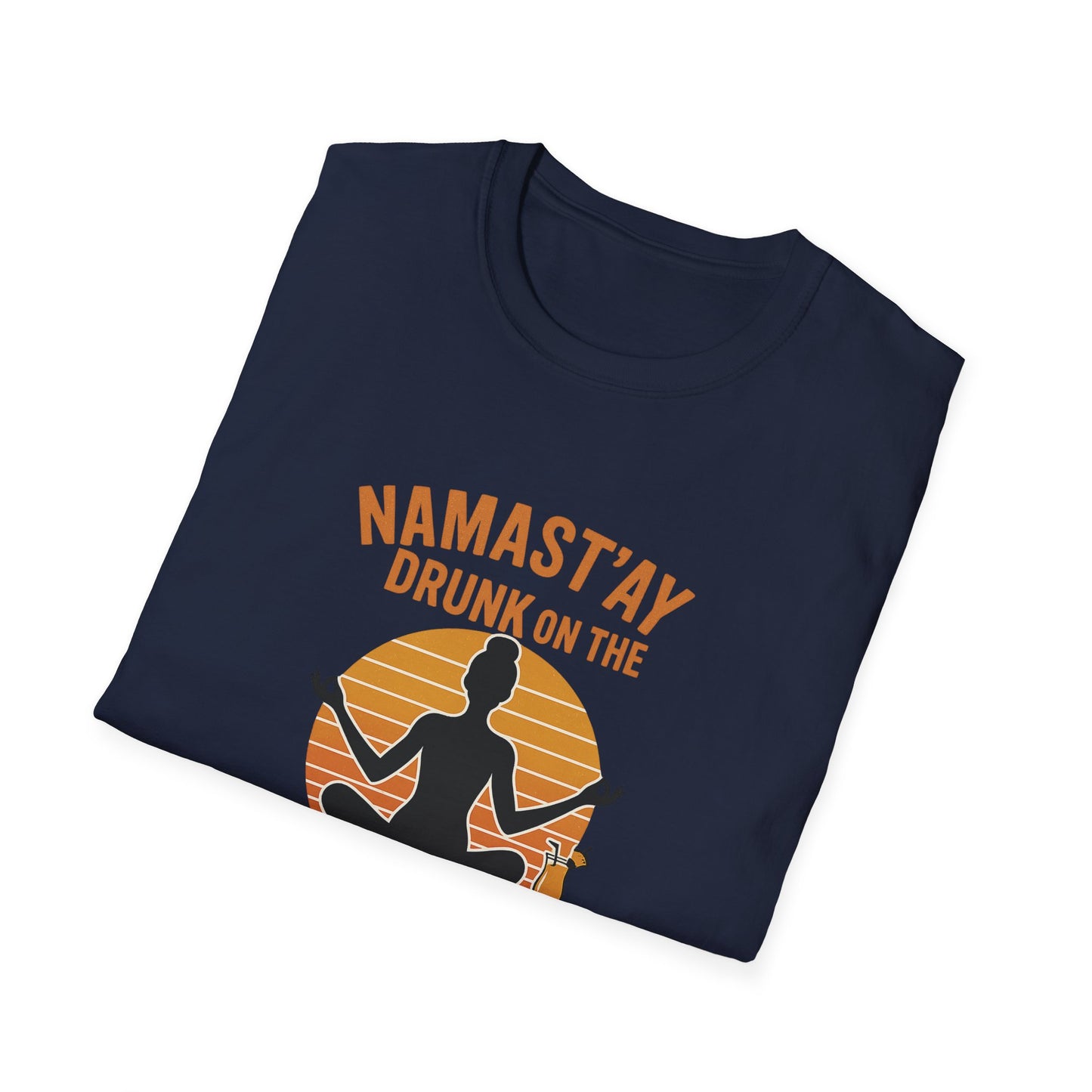 "Namast'ay Drunk on the Beach" Comedic Party Tee-Shirt