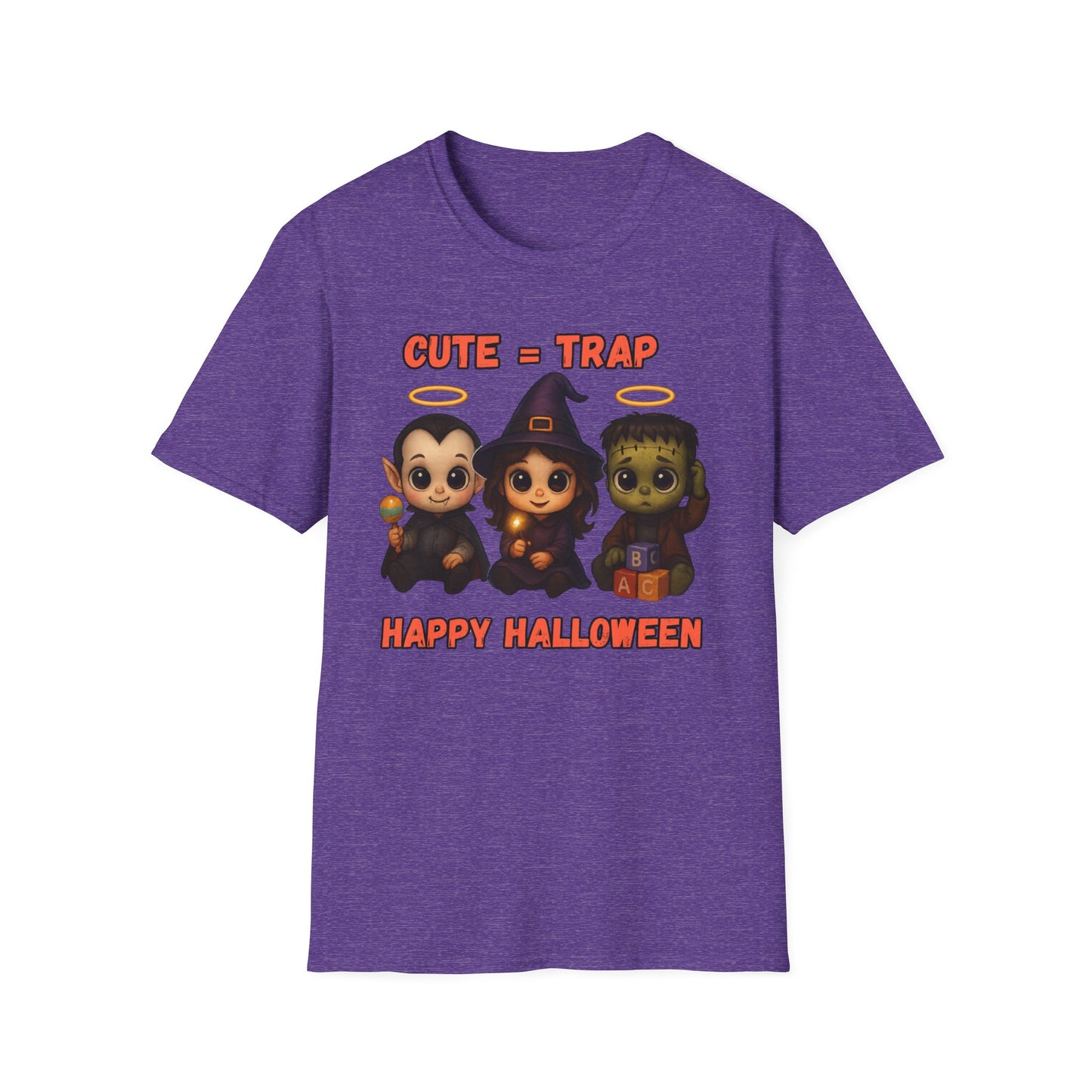 Cute Halloween Baby Monster Softstyle Tee-Shirt
