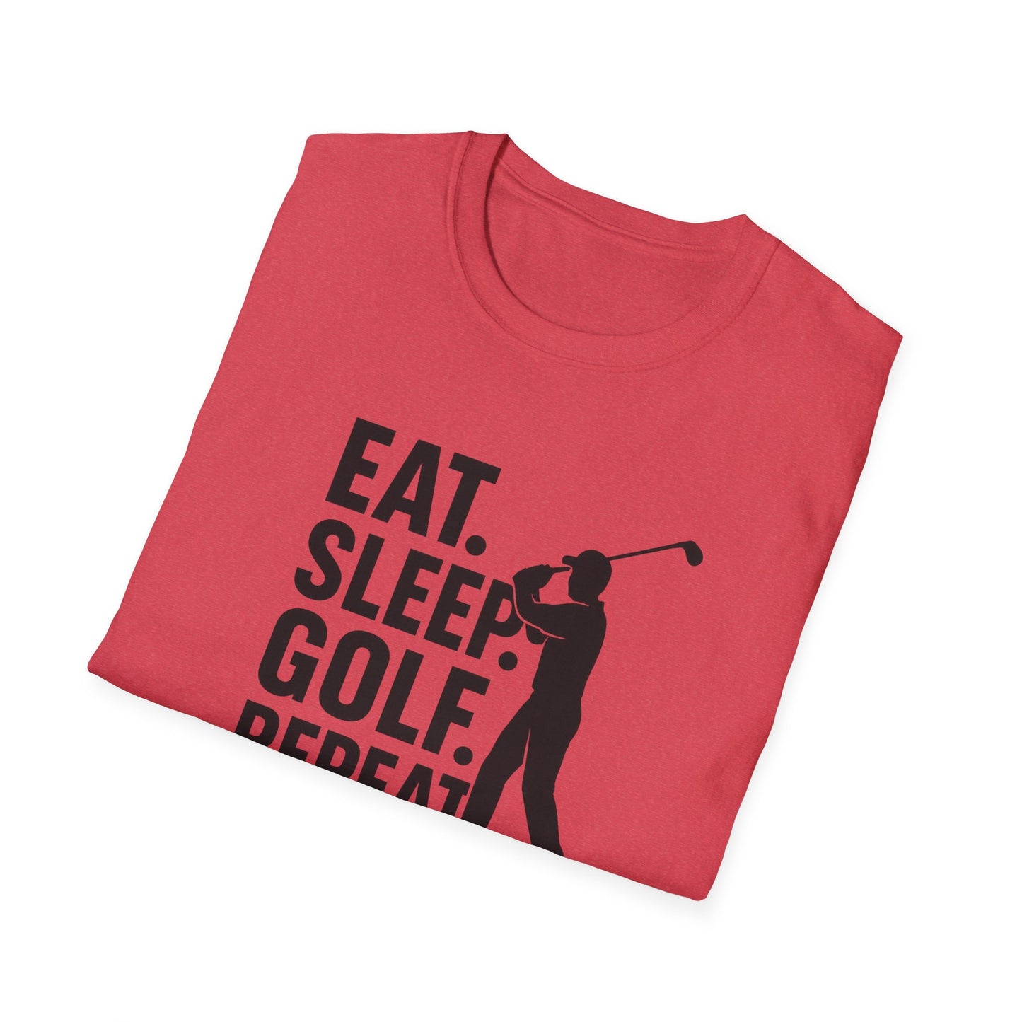 "Eat Sleep Golf Repeat" Golf Lover's T-Shirt