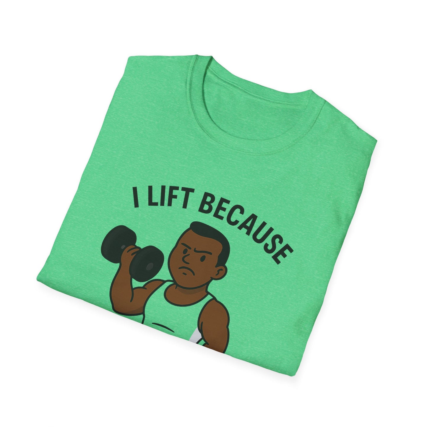 Grit Forge Athletics - "I Lift Because Punching People is Frowned Upon" Weightlifting Tee