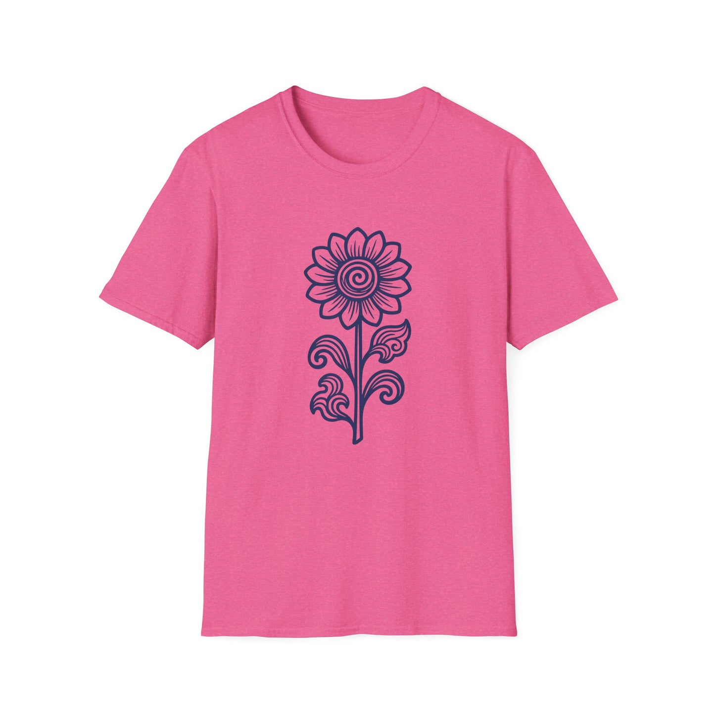 Flower Power Softstyle Casual T-Shirt