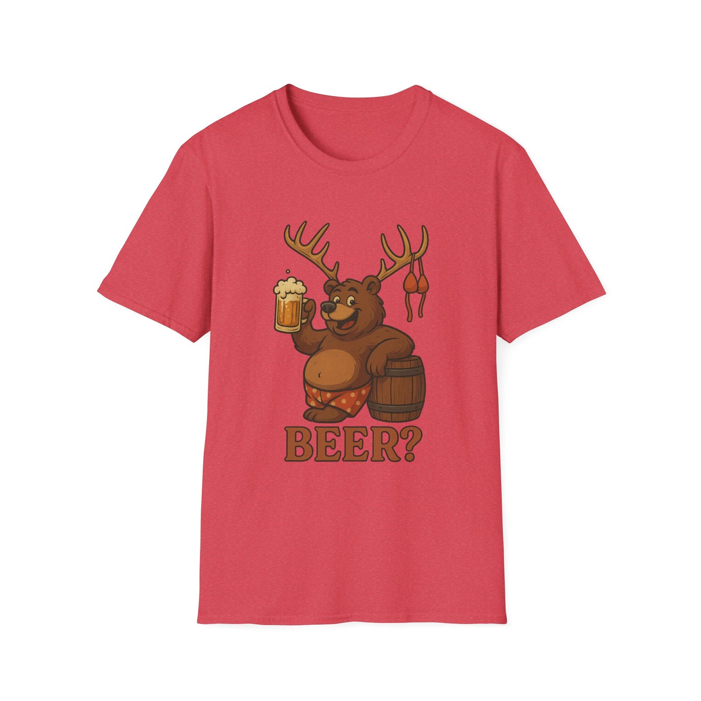 Bear? Deer? Beer? Funny Beer Casual Tee-Shirt
