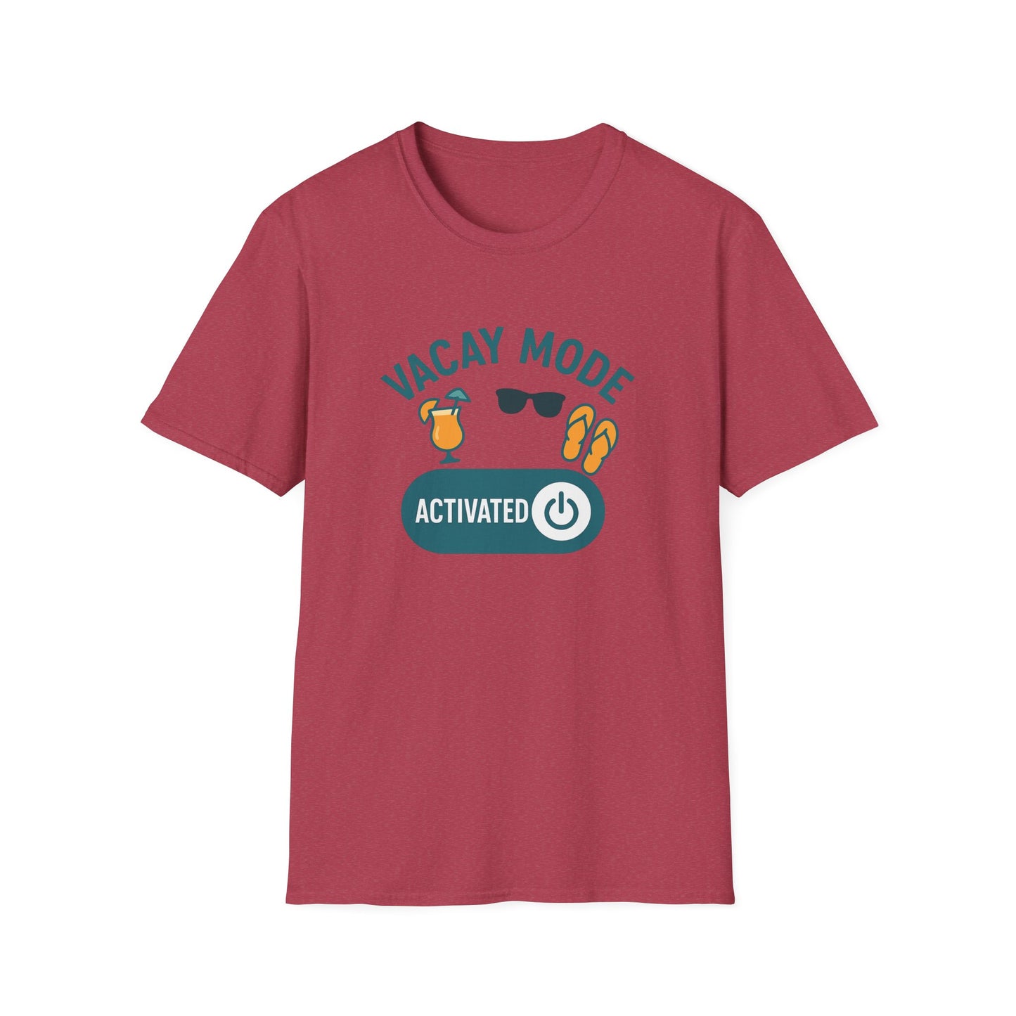 "Vacay Mode Activated" Summer Vibes Casual Tee-Shirt for Him or Her