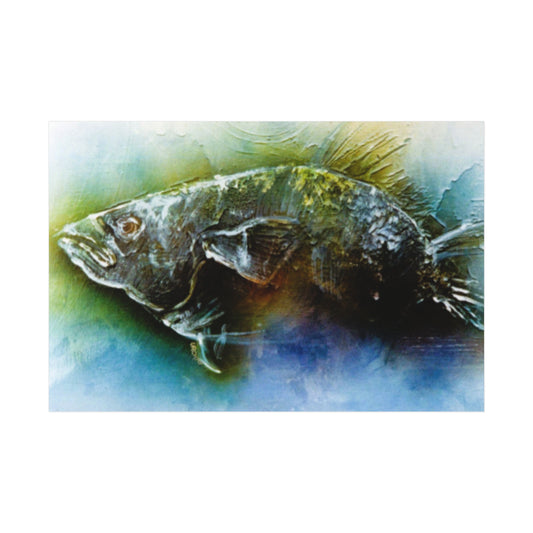 Artistic Fish Wall Decor, Authentic 1960s Artwork