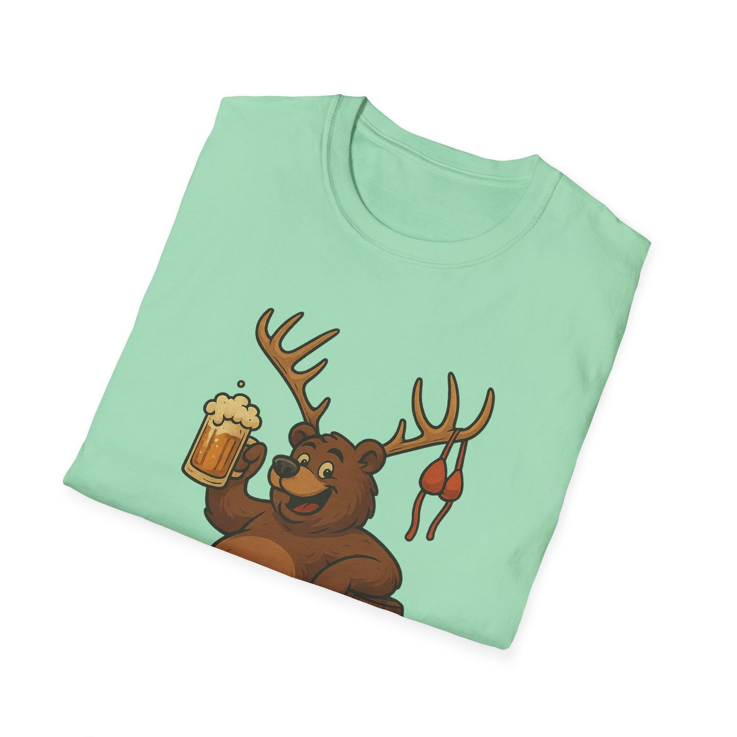 Bear? Deer? Beer? Funny Beer Casual Tee-Shirt