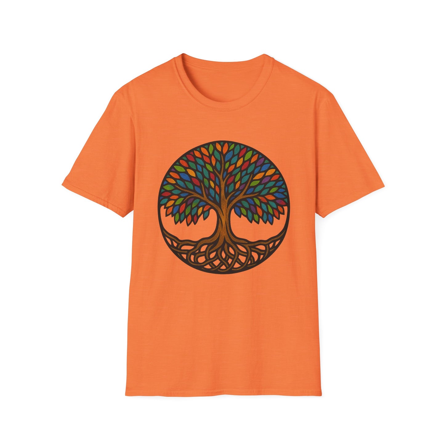 Yggdrasil, Tree of Life Softstyle Casual Tee-Shirt
