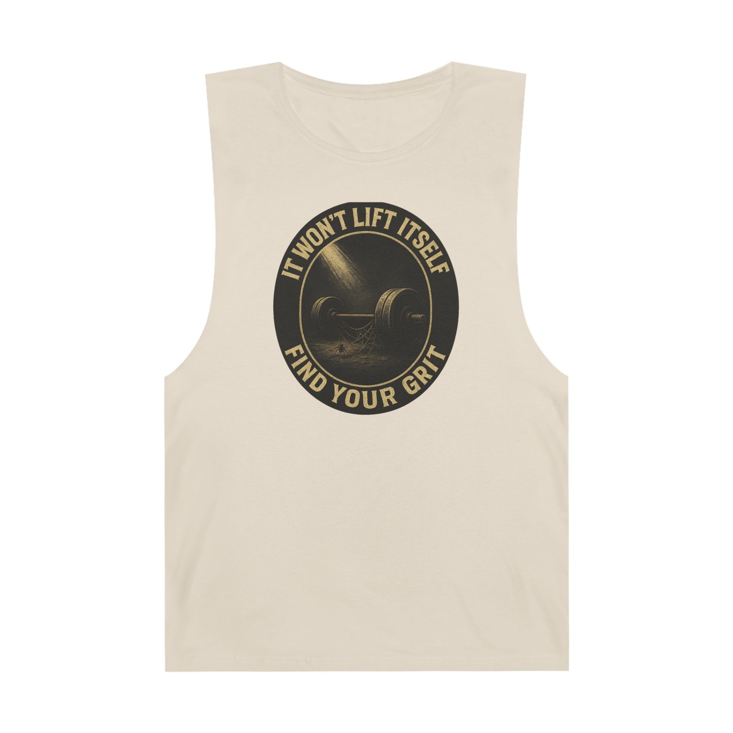 Grit Forge Athletics - "It Won't Lift Itself" Motivational Tank Top