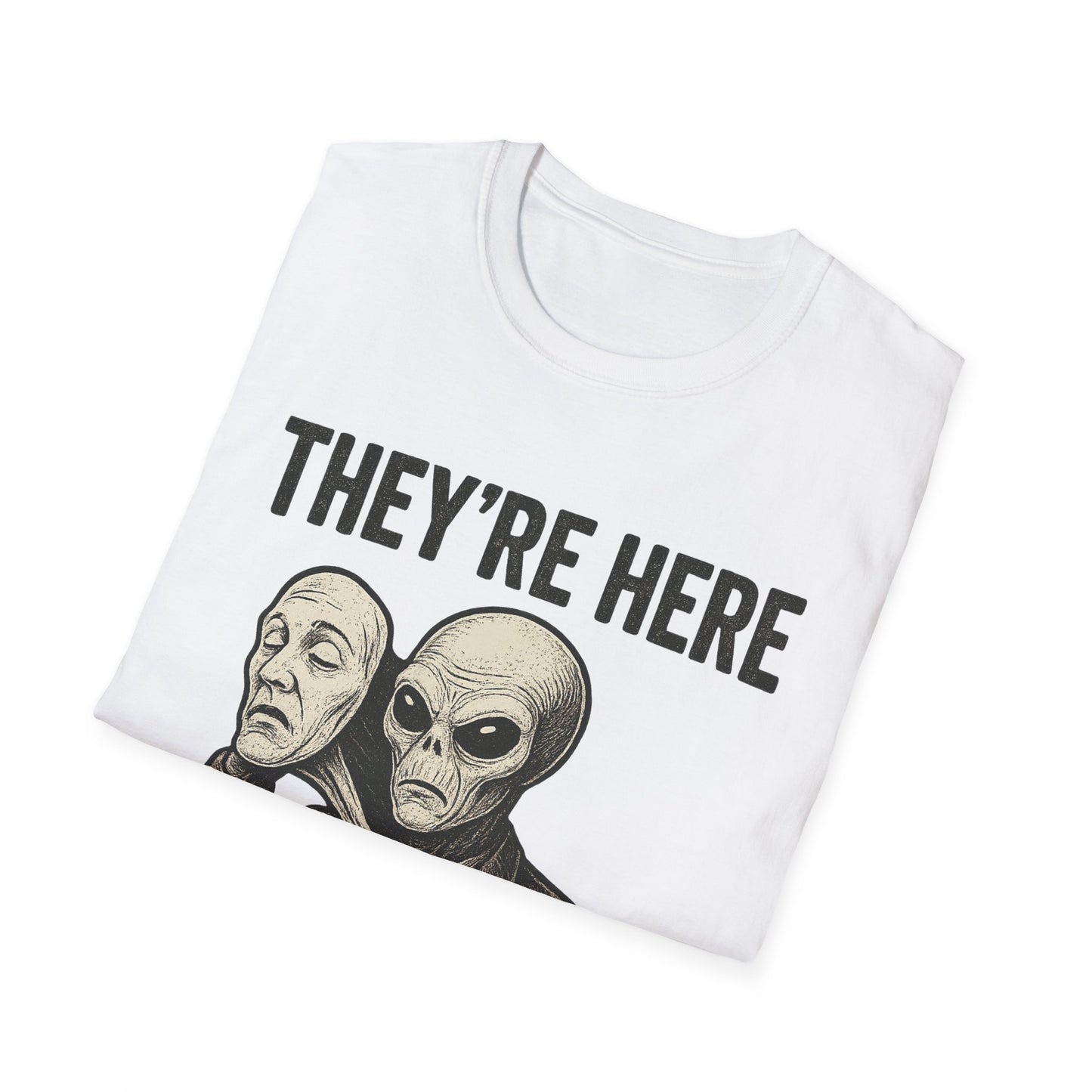 Alien Humor Unisex T-Shirt, Funny Graphic Tee, Costume Party Shirt, Pop Culture Apparel, Gift for Sci-Fi Lovers