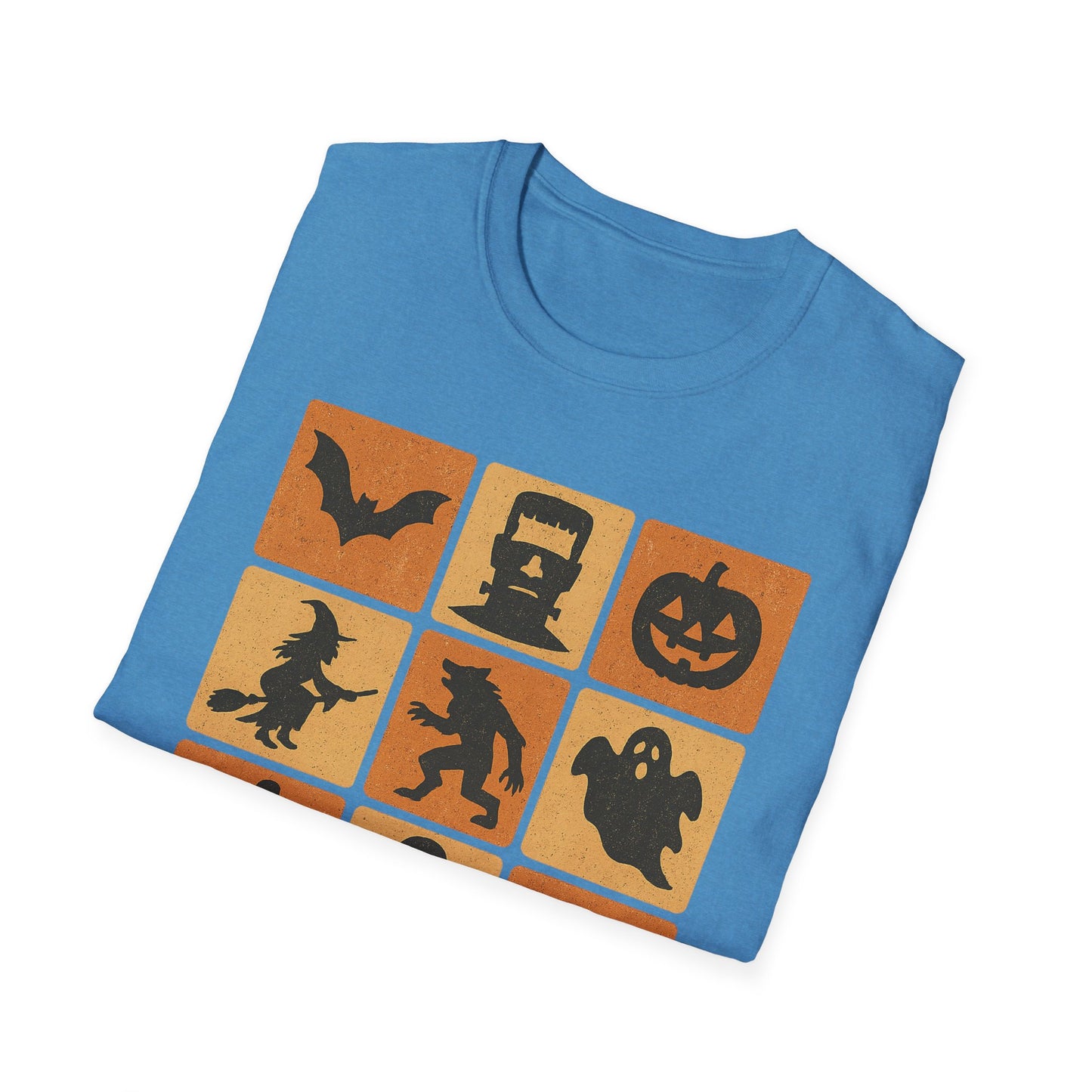 Halloween-Themed Monster Graphic Tee Shirt