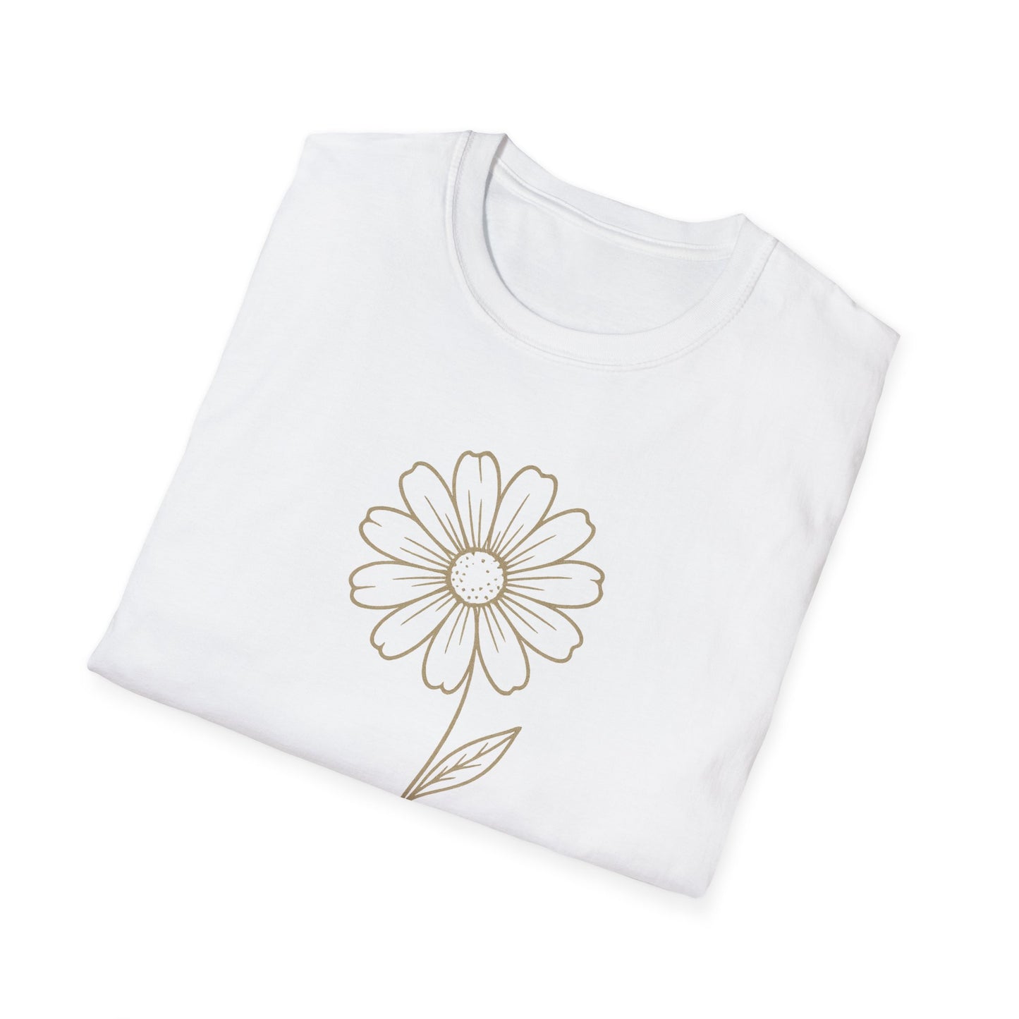 Breathe Floral Relaxed Fit Inspirational Tee-Shirt