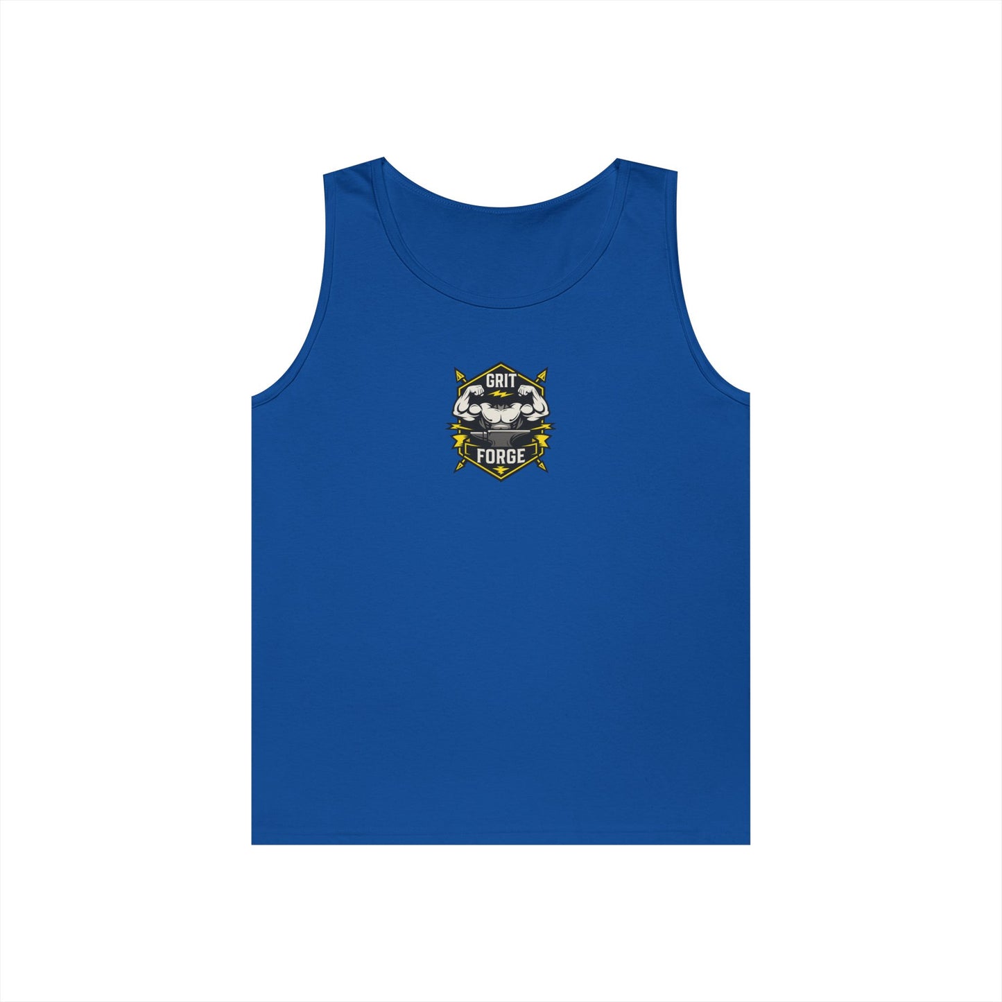 Grit Forge Athletics - Beast Mode Heavy Cotton Tank Top for Gym Lovers
