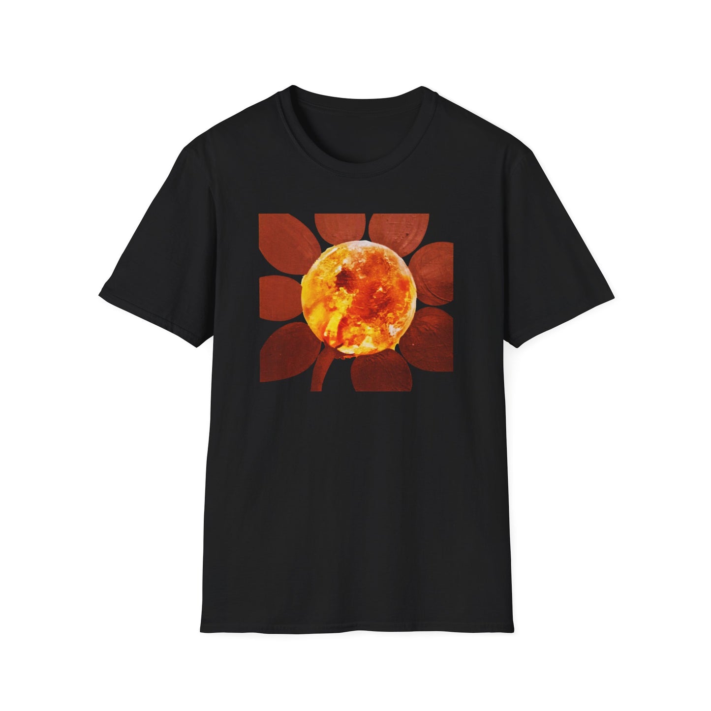 Sunflower-Inspired 1960s Authentic Artistry - "Sol, Cradle of Life"
