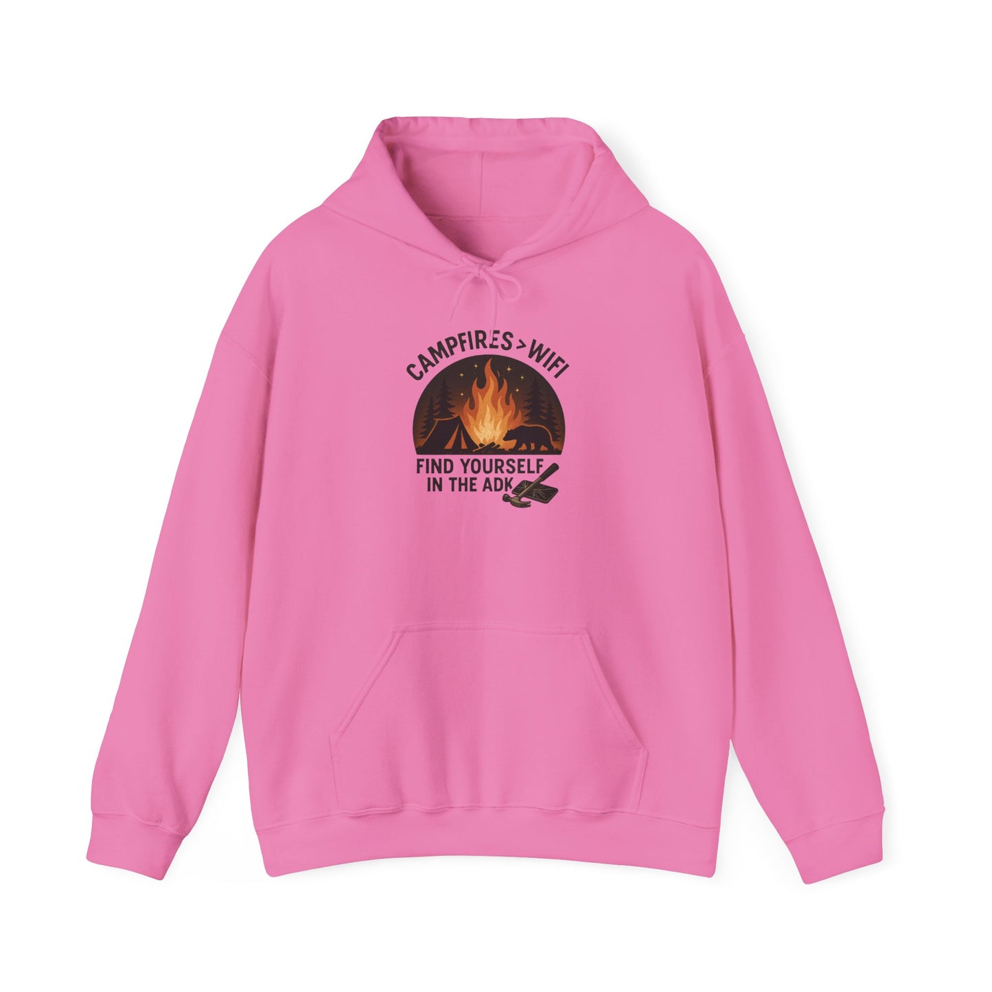 Campfire Vibes Hoodie Graphic Heavy Blend Sweatshirt