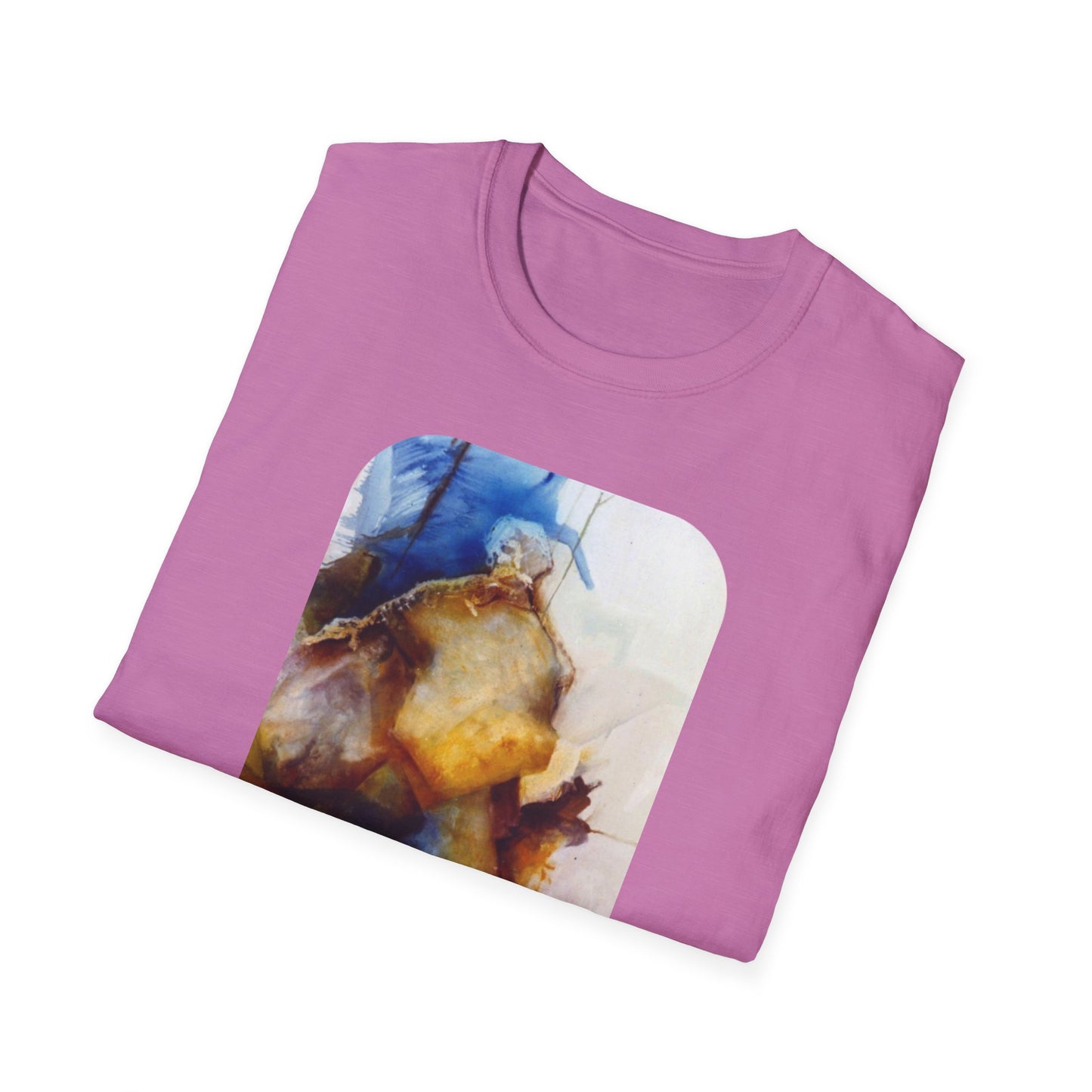 Creative 1960s-Era Authentic Painting Print Tee - "Allfather's Gambit"