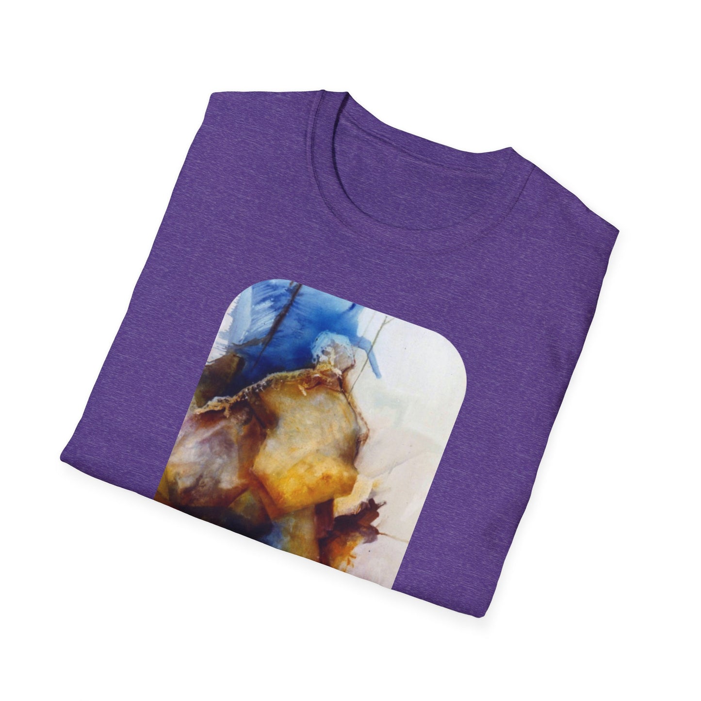 Creative 1960s-Era Authentic Painting Print Tee - "Allfather's Gambit"