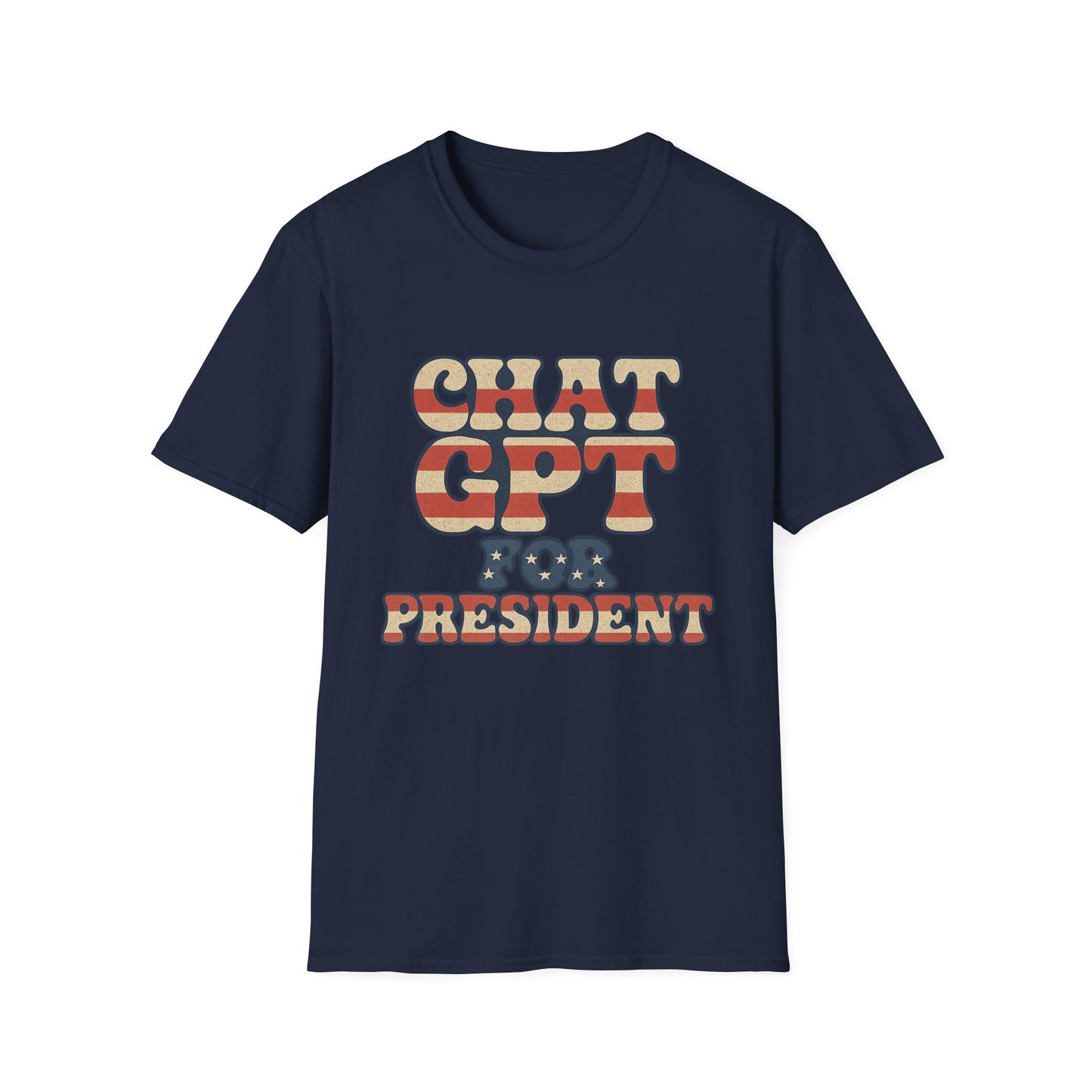 "Chat GPT for President" Softstyle Casual Tee-Shirt