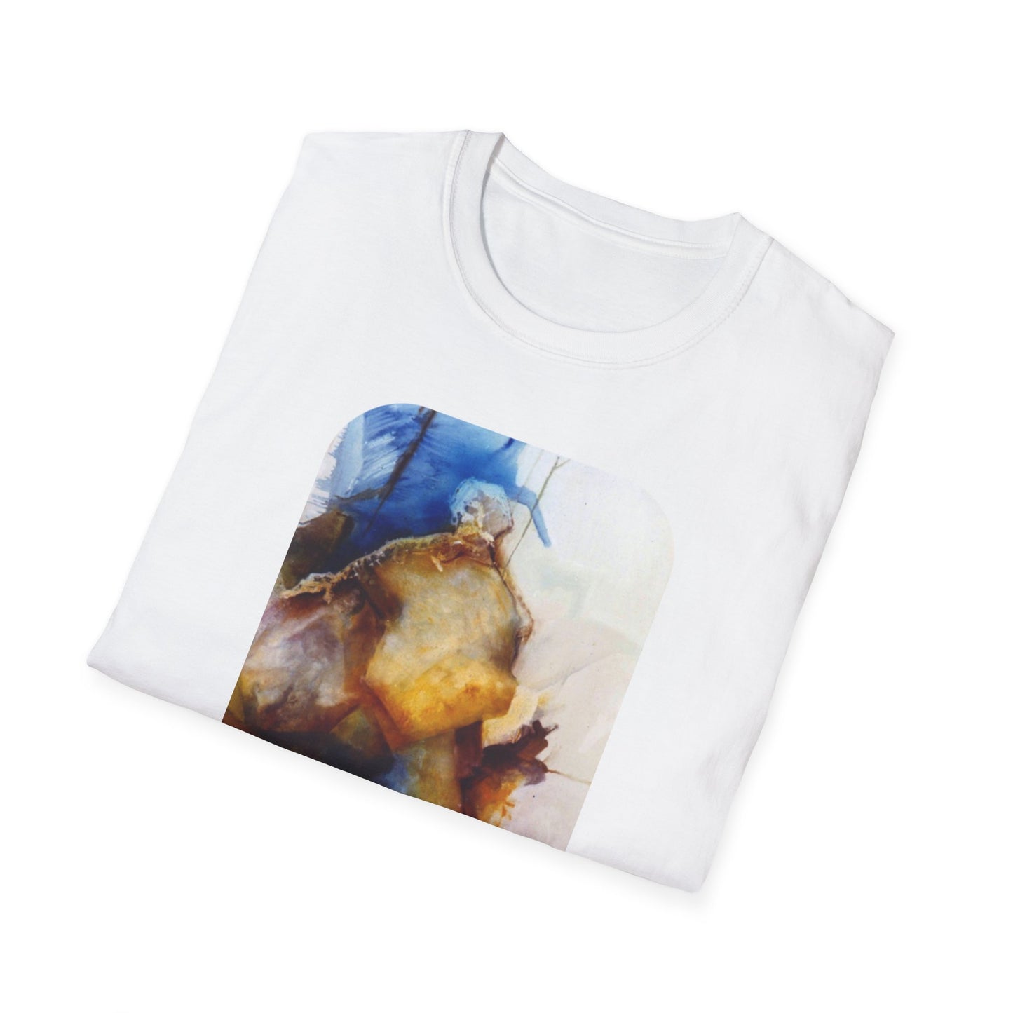 Creative 1960s-Era Authentic Painting Print Tee - "Allfather's Gambit"