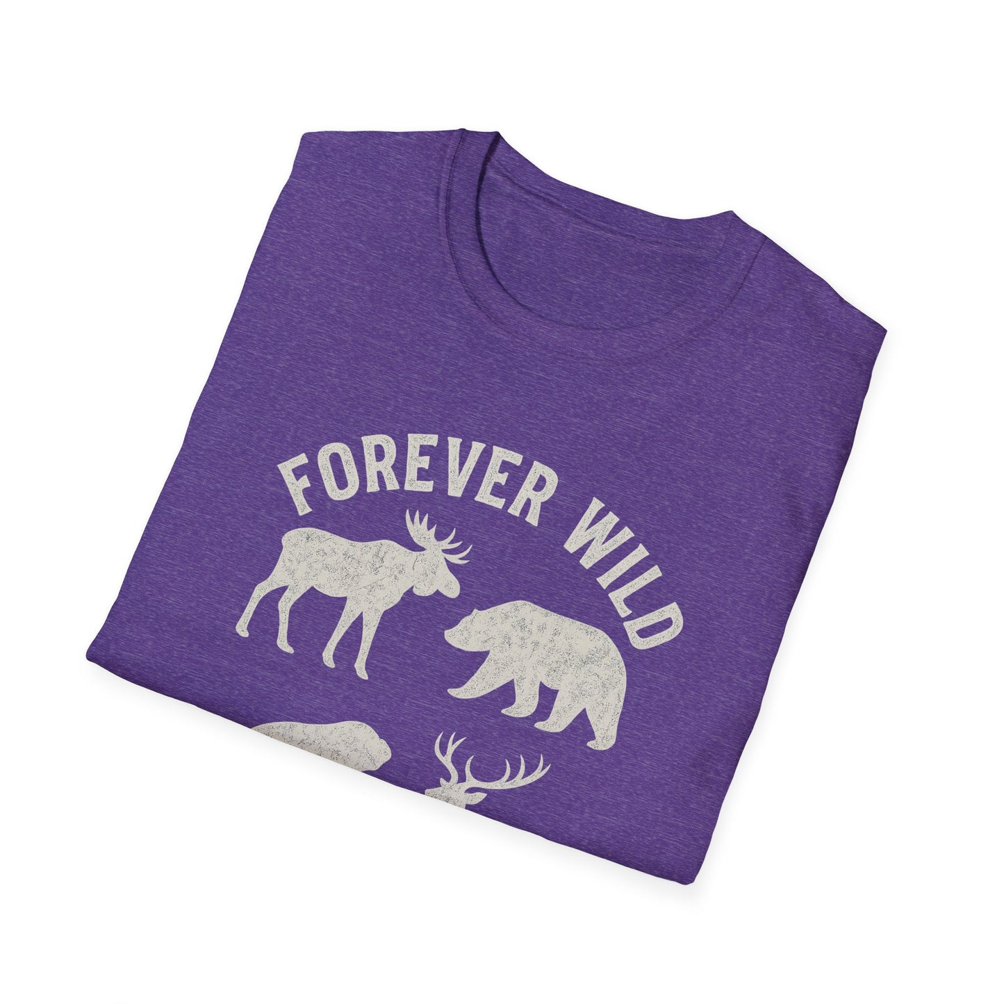 Adirondack Wildlife Softstyle Tee-Shirt - "Forever Wild"