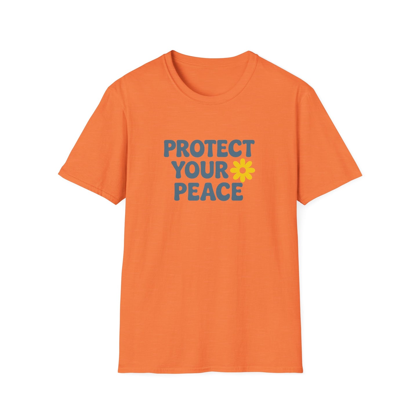 "Protect Your Peace" Casual Softstyle Tee-Shirt
