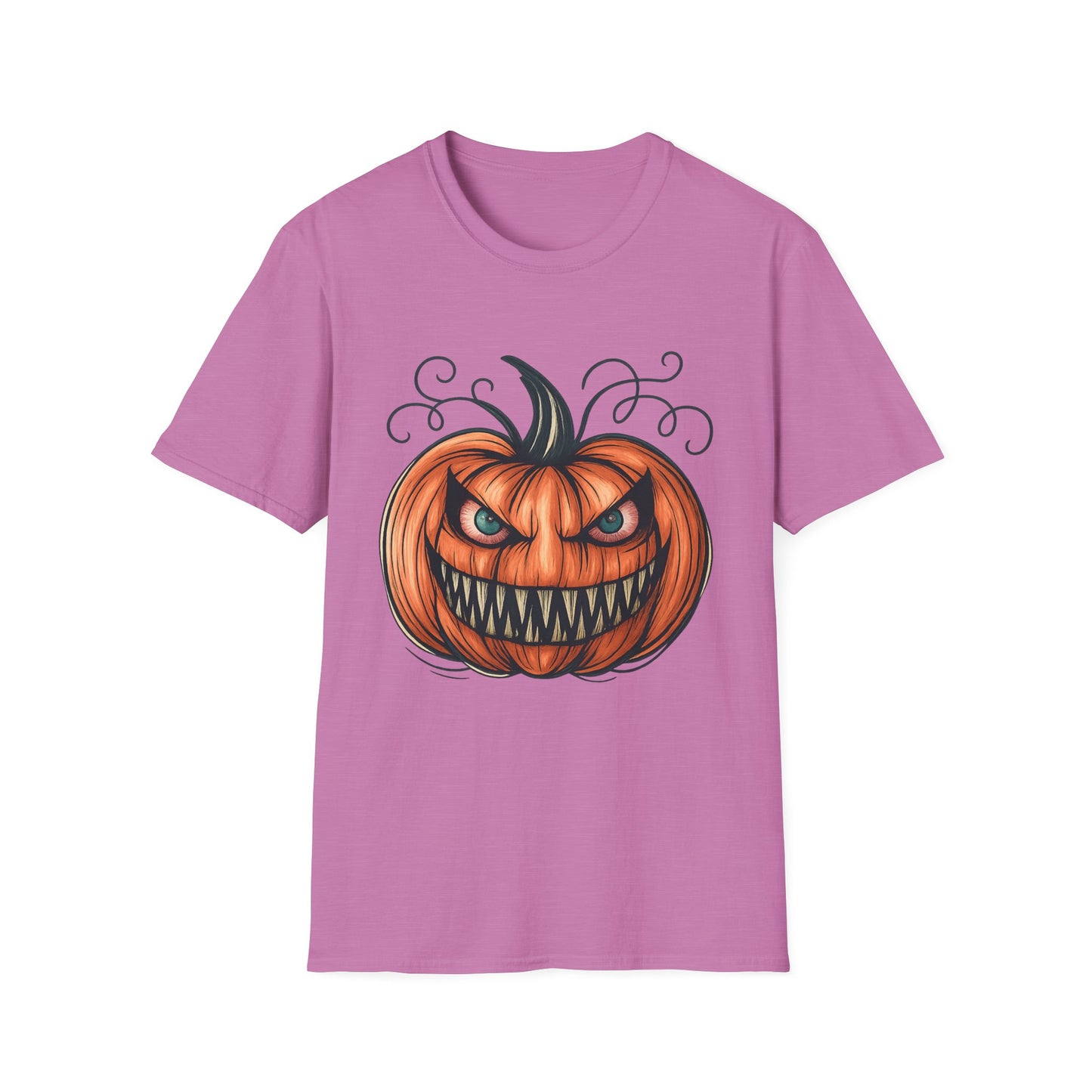 Evil Pumpkin Halloween Graphic Tee