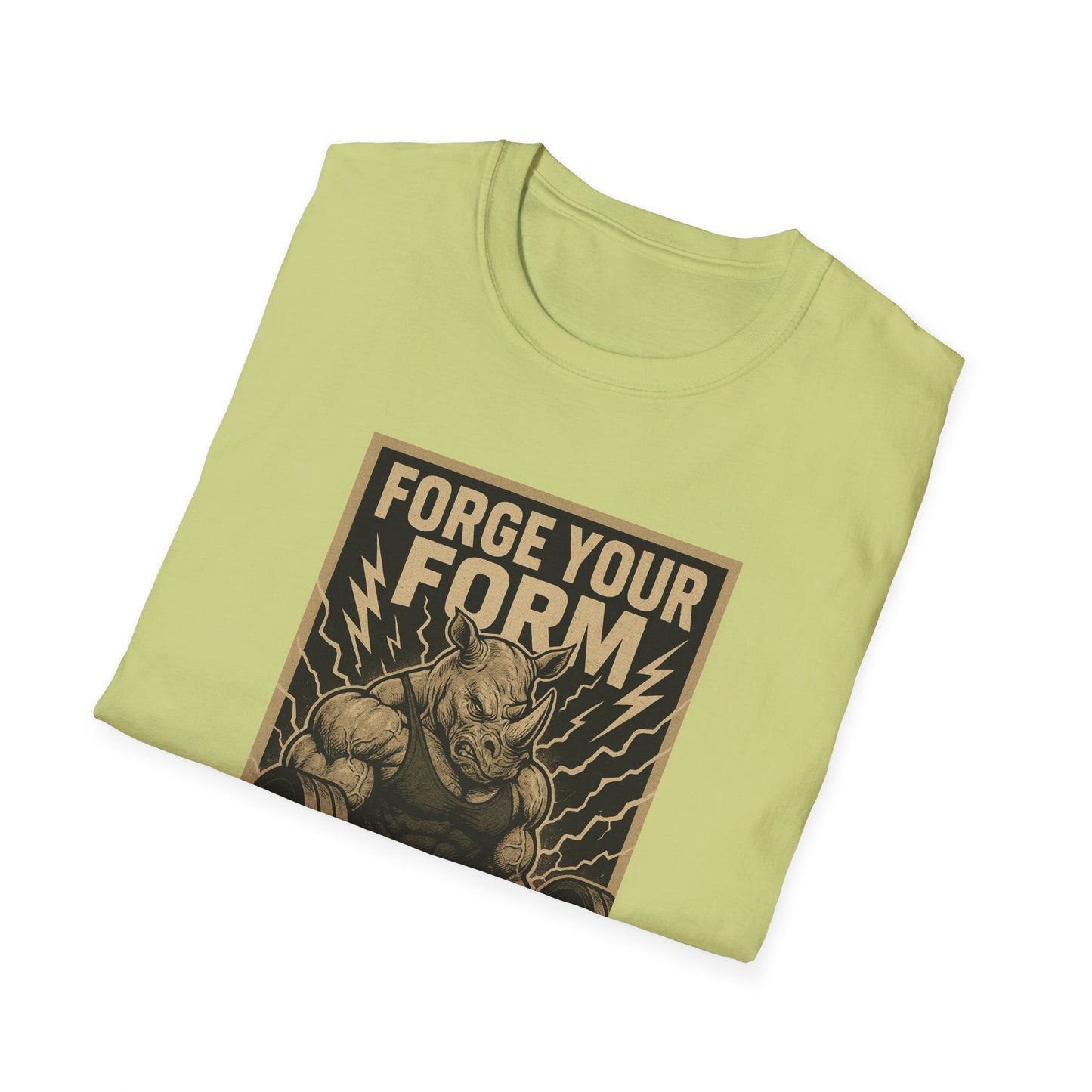 Grit Forge Athletics - "Forge Your Form" Weight Lifting Tee