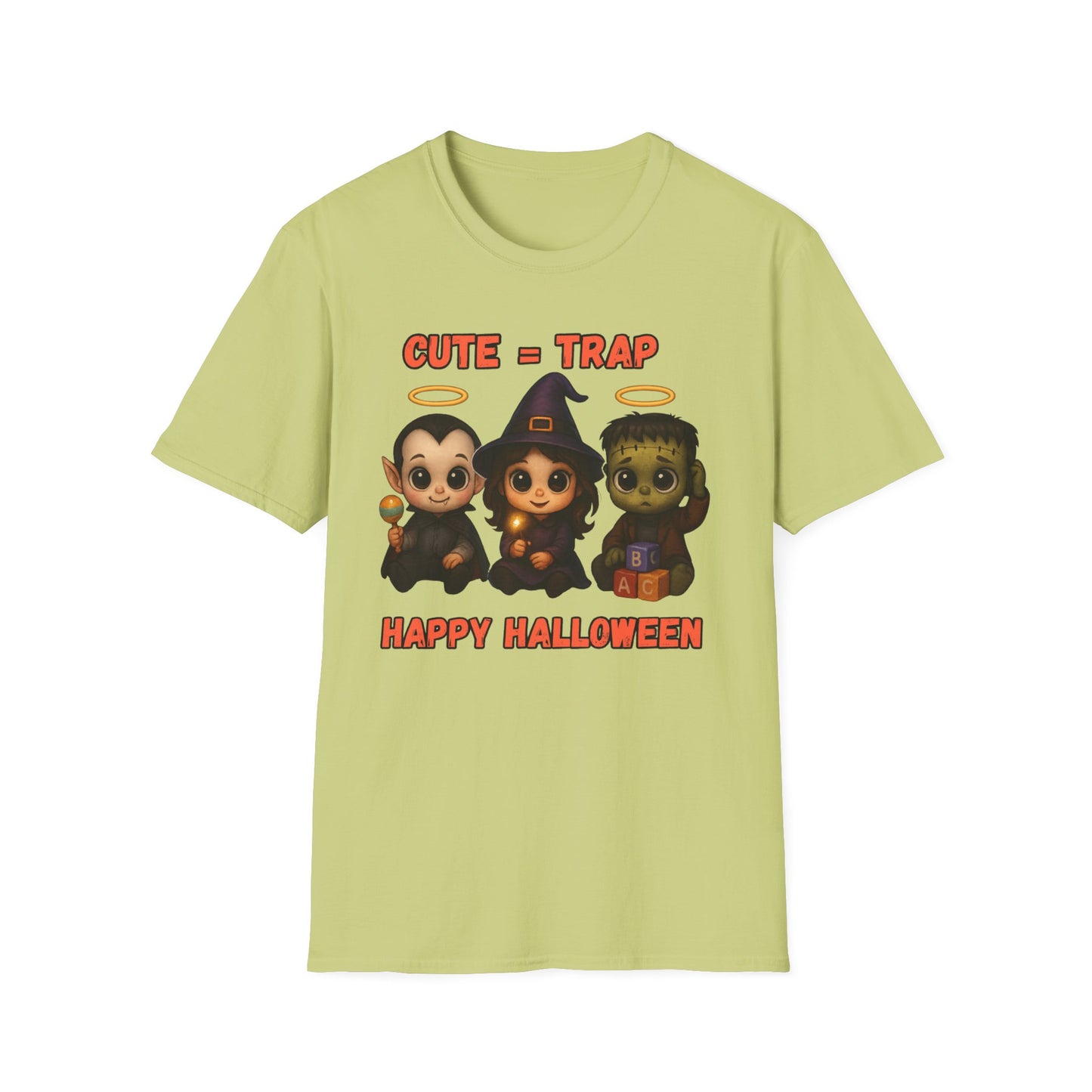 Cute Halloween Baby Monster Softstyle Tee-Shirt