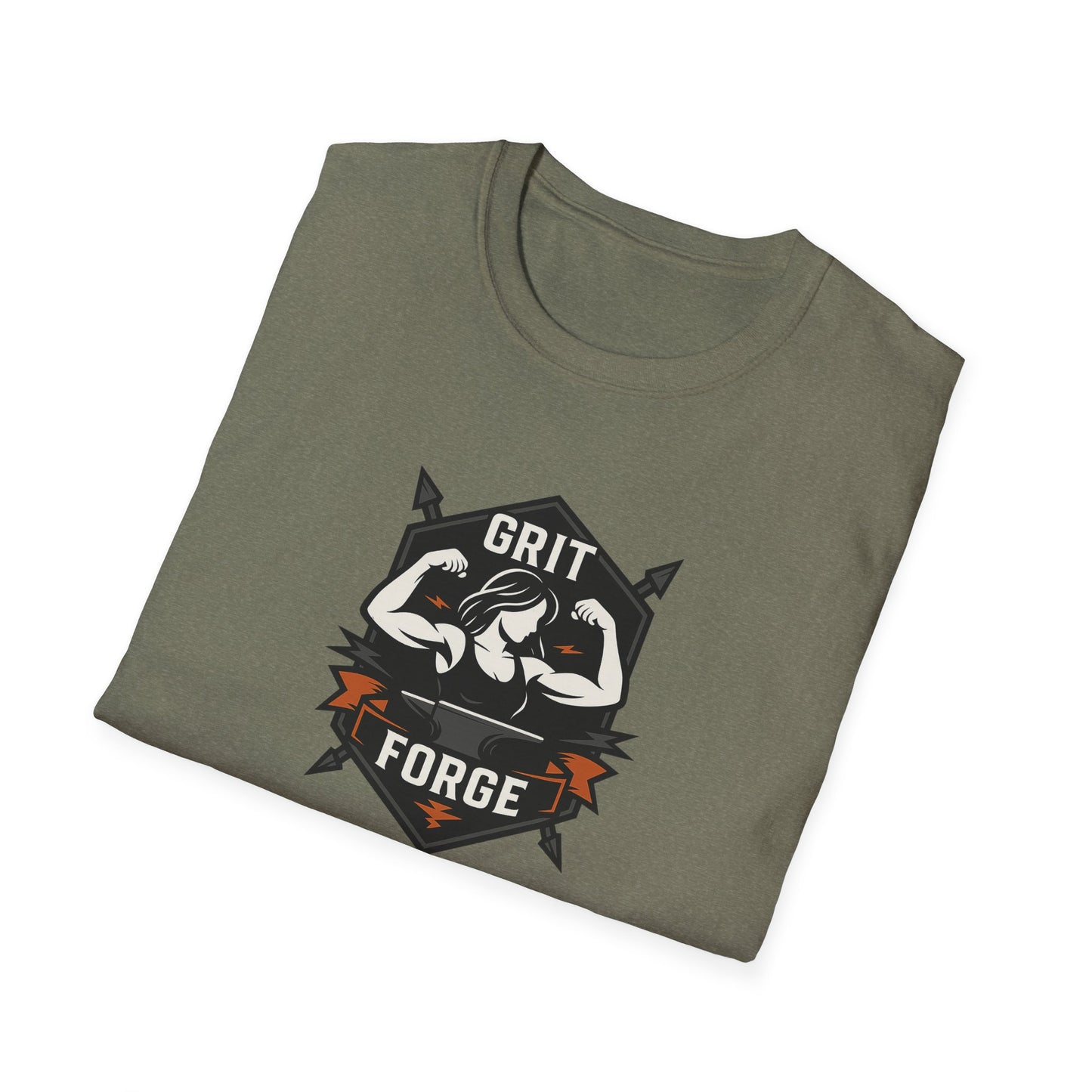 Grit Forge Athletics - Softstyle Female Motivational Workout Tee